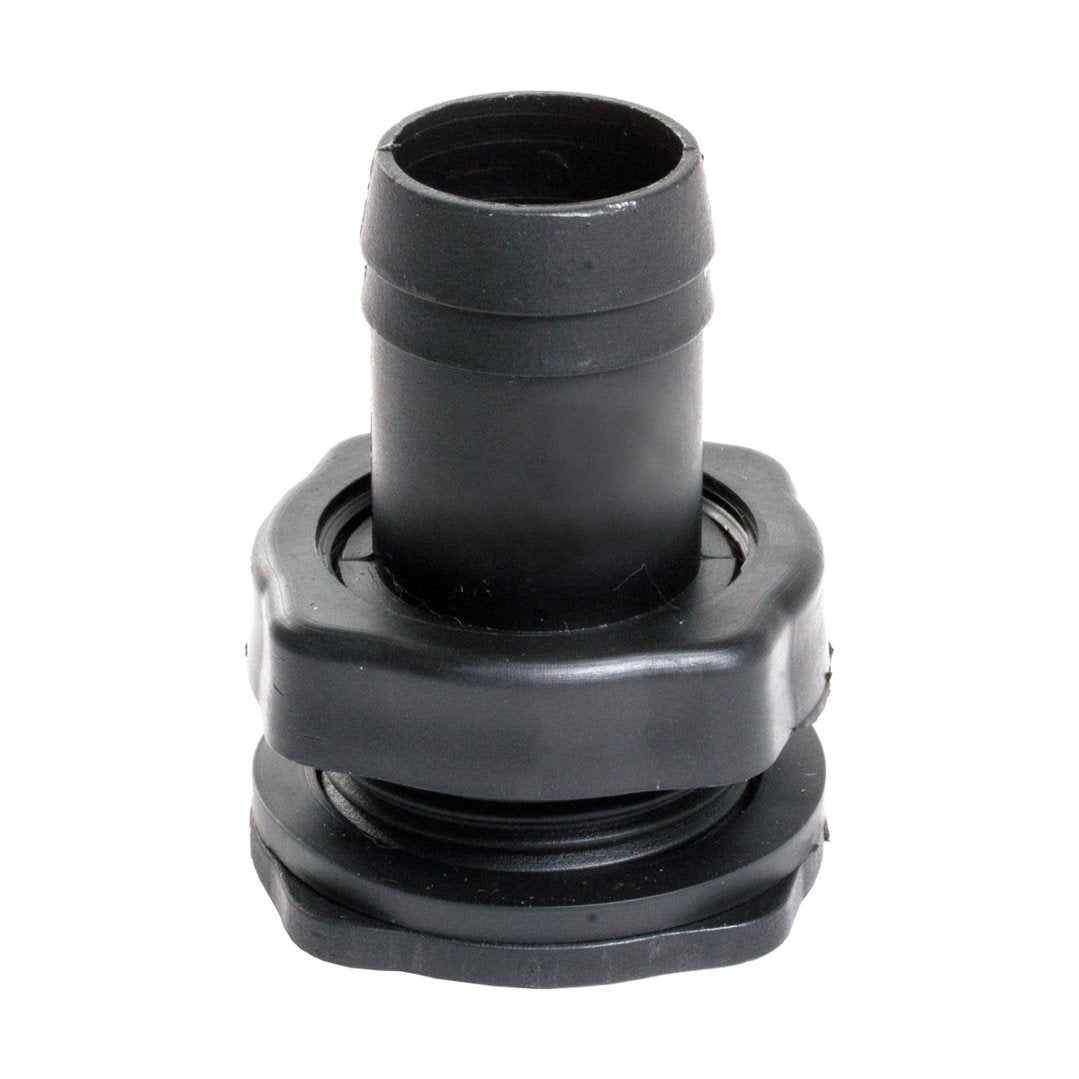 Active Aqua Fill/Drain Fitting 1 - High Flow Water Connector for Hydroponics & Aquariums - Perfect for Indoor Gardening and Fish Tank Maintenance