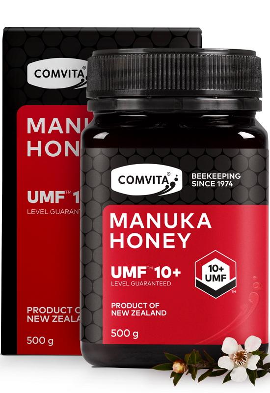 Comvita UMF 10+ Manuka Honey - Pure New Zealand Raw Honey for Immune Support, Digestion & Wellness - Perfect for Tea, Toast & Natural Remedies