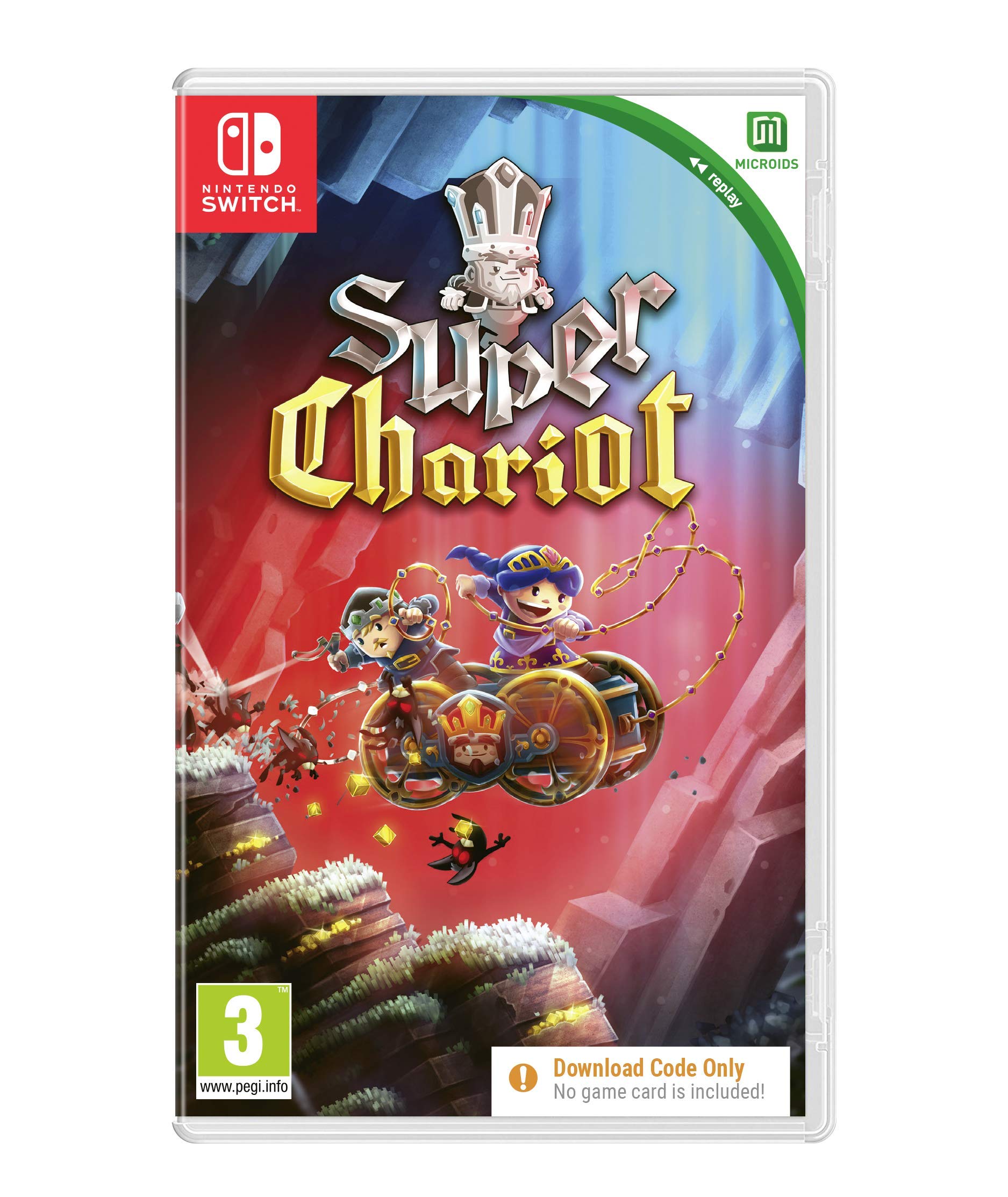 Super Chariot Racing Game for Nintendo Switch - Fast-Paced Multiplayer Fun for Family & Friends Game Nights