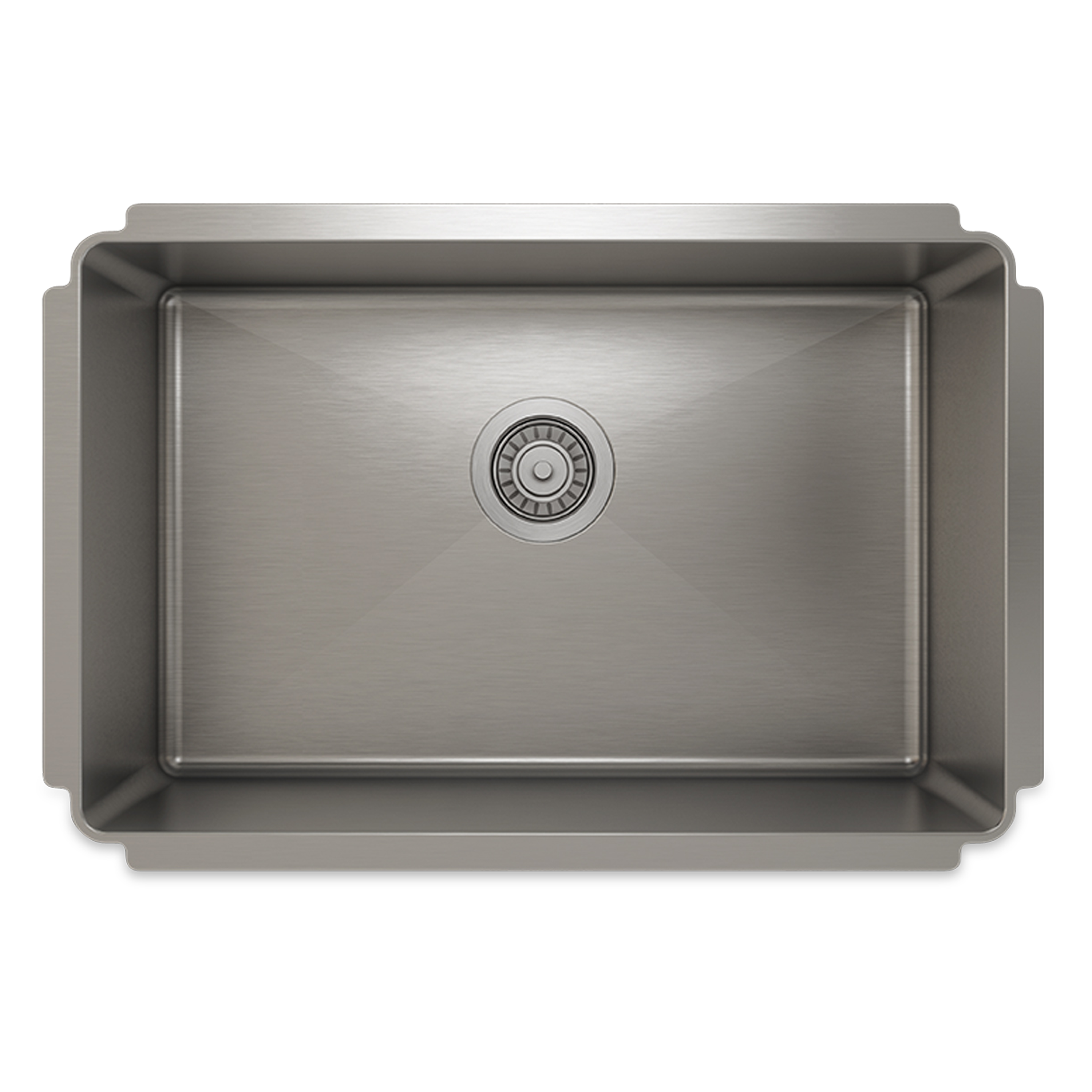 2718.10 Stainless Steel Kitchen Sink - 16 Gauge Commercial Grade Undermount Bar Sink for Restaurants & Home Kitchens | Heavy Duty Food Prep Sink with Drainboard