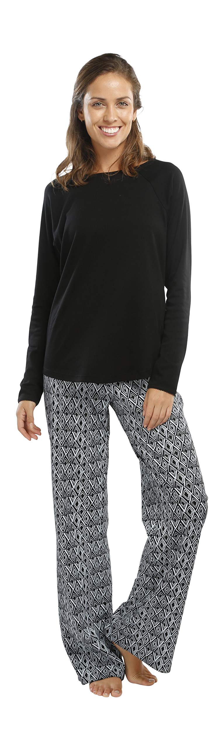 Premium Pima Cotton Women's Pajama Set - Ultra Soft Sleepwear for Women - Loungewear & Nightwear - Perfect for Relaxing at Home & Comfortable Sleep