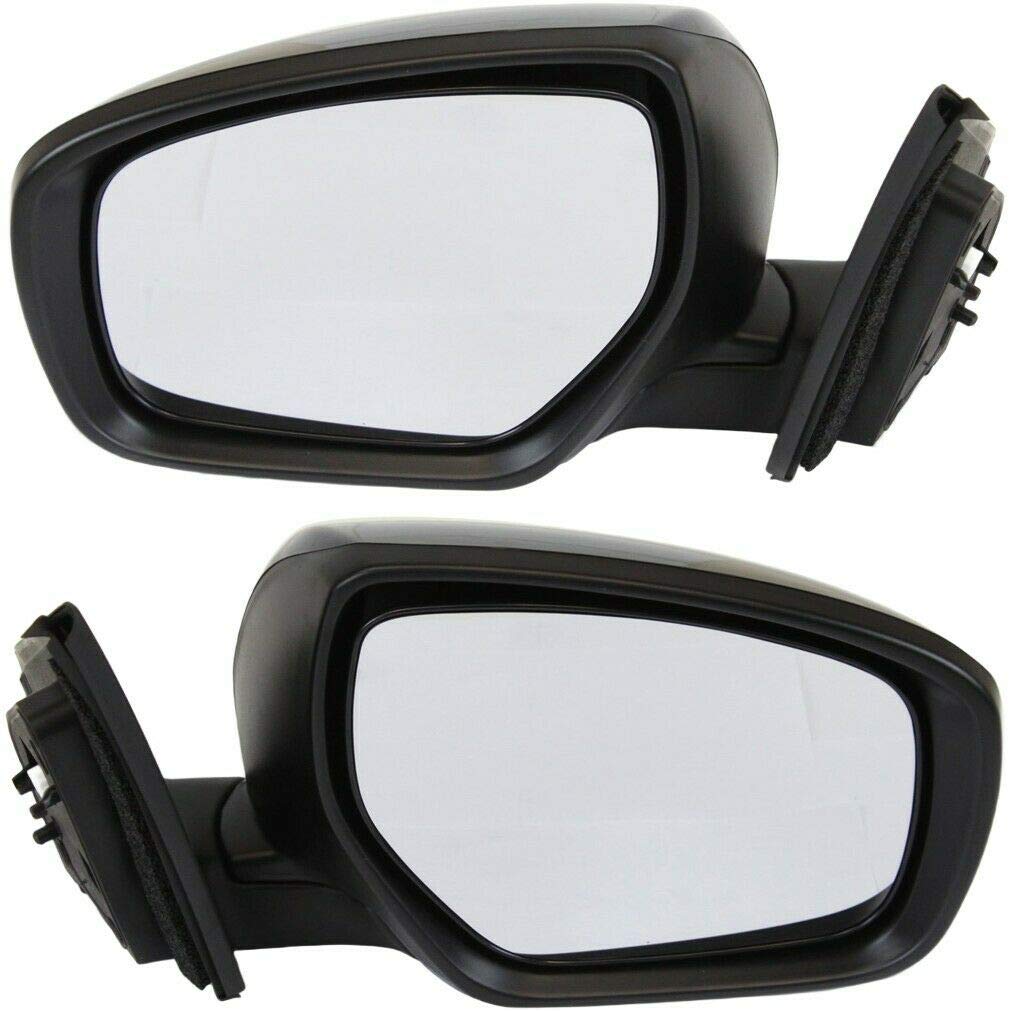 Aveland Power Heated Side View Mirror Set - Driver & Passenger Side Replacement with Signal Light & Paintable Surface | Compatible with Multiple Car Models | Perfect for Winter Driving & Enhanced Safety