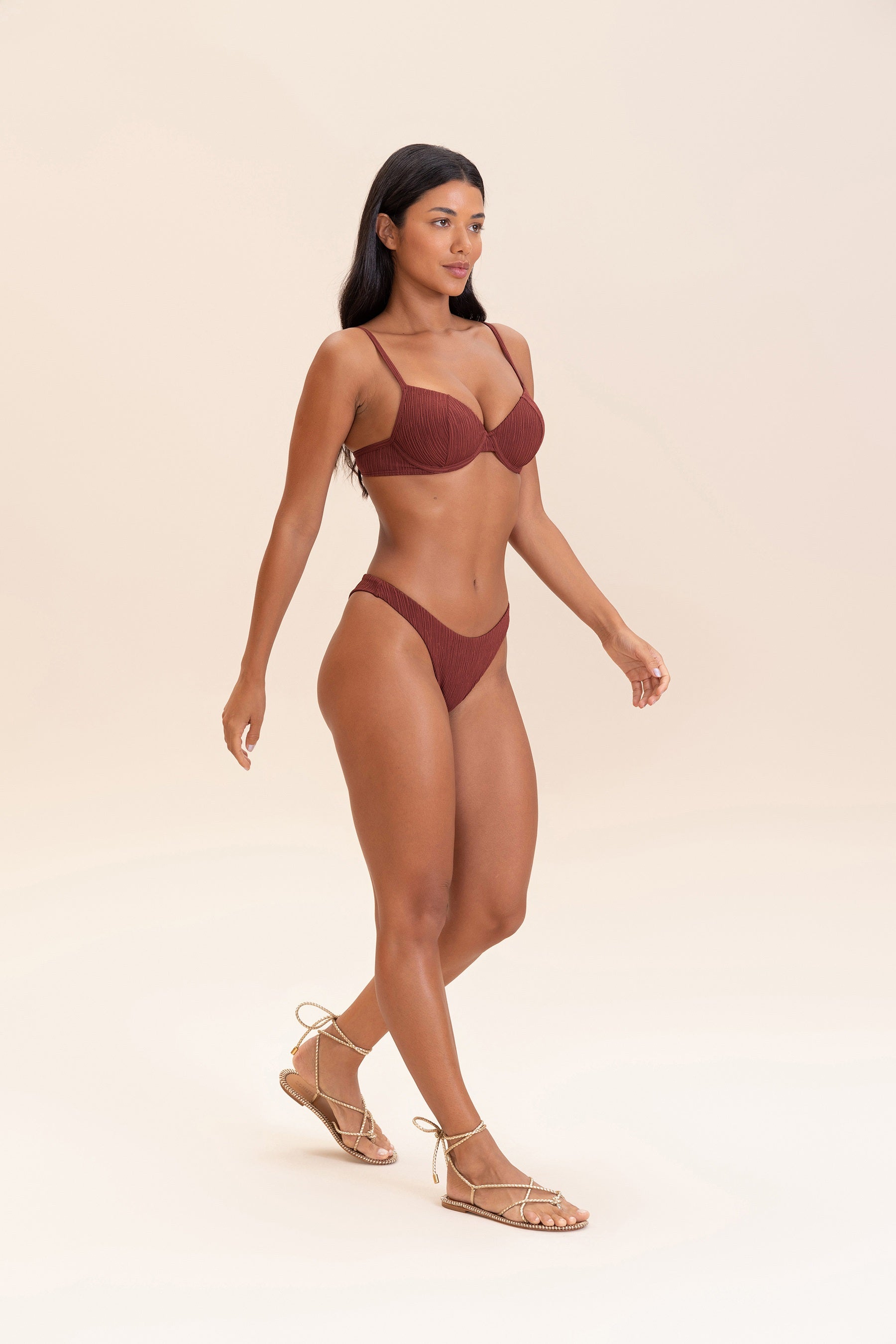 Brazilian Thong Bikini Bottom for Women - Sexy High Cut Swimwear for Beach & Pool - Perfect for Tanning & Summer Vacations