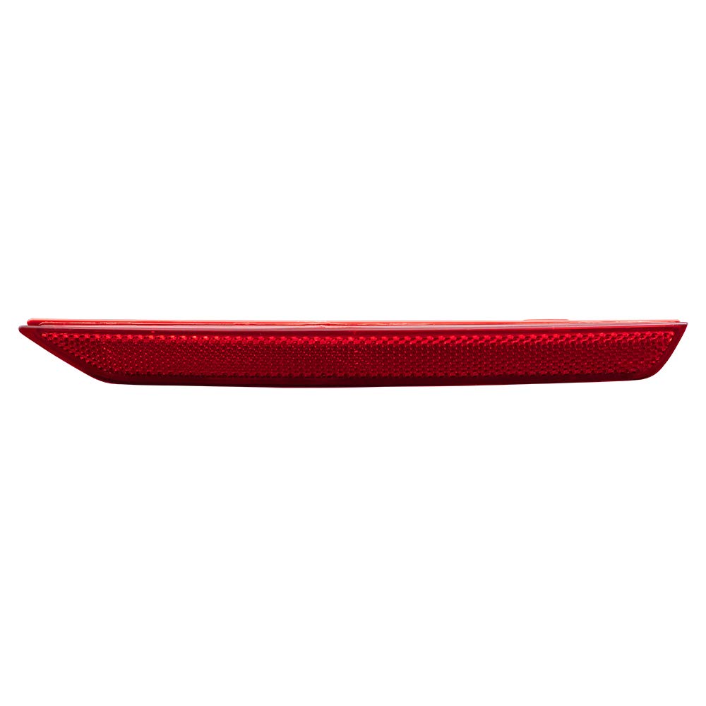 Brock Replacement Rear Bumper Reflector Signal Light Lens Compatible with Honda Odyssey 2011-2016 Models (33505-TK8-A01 HO1185100) - Perfect for Night Driving Safety & Vehicle Maintenance