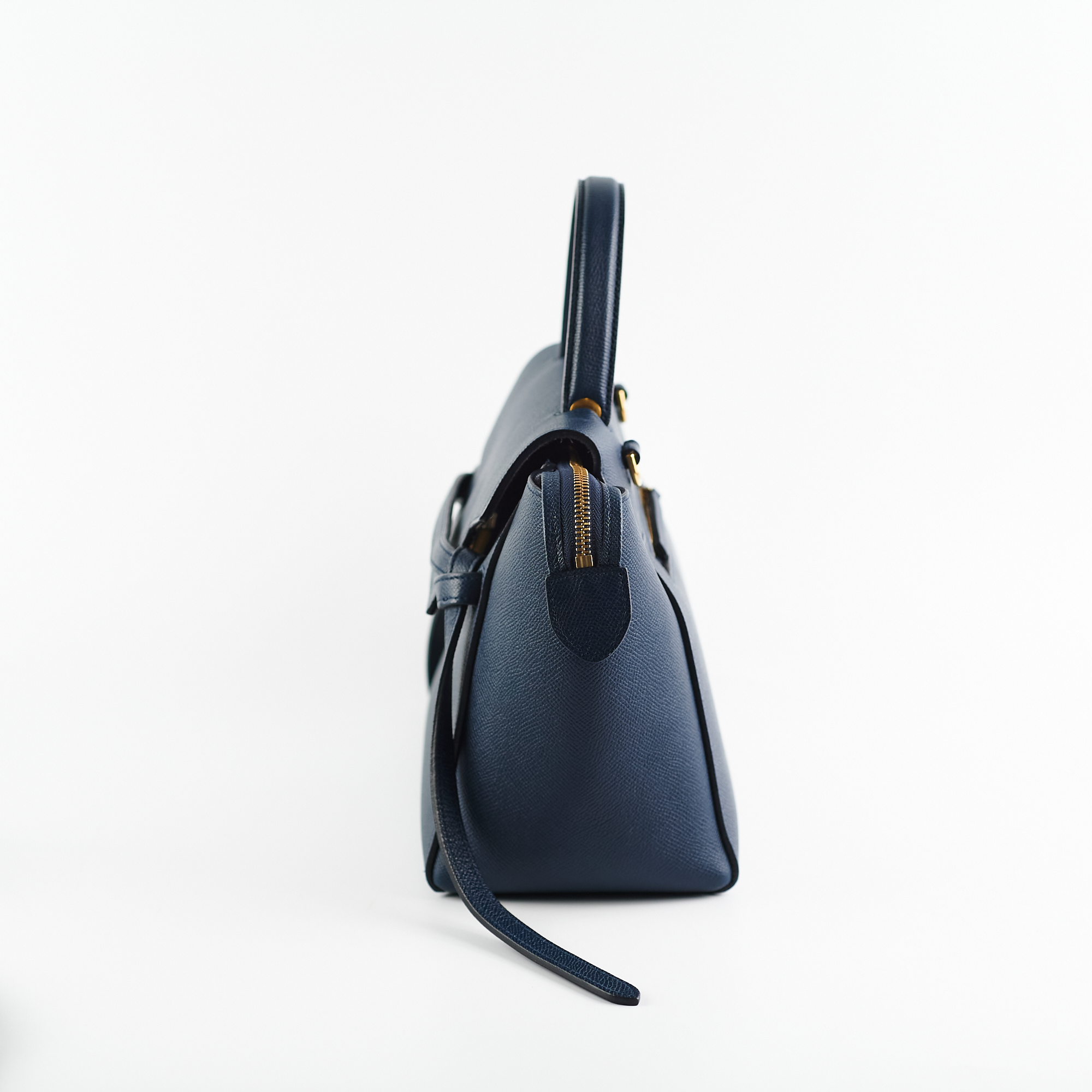 Celine Micro Belt Bag for Women | Dark Blue Crossbody Bag | Luxury Leather Handbag for Work, Travel & Everyday Use