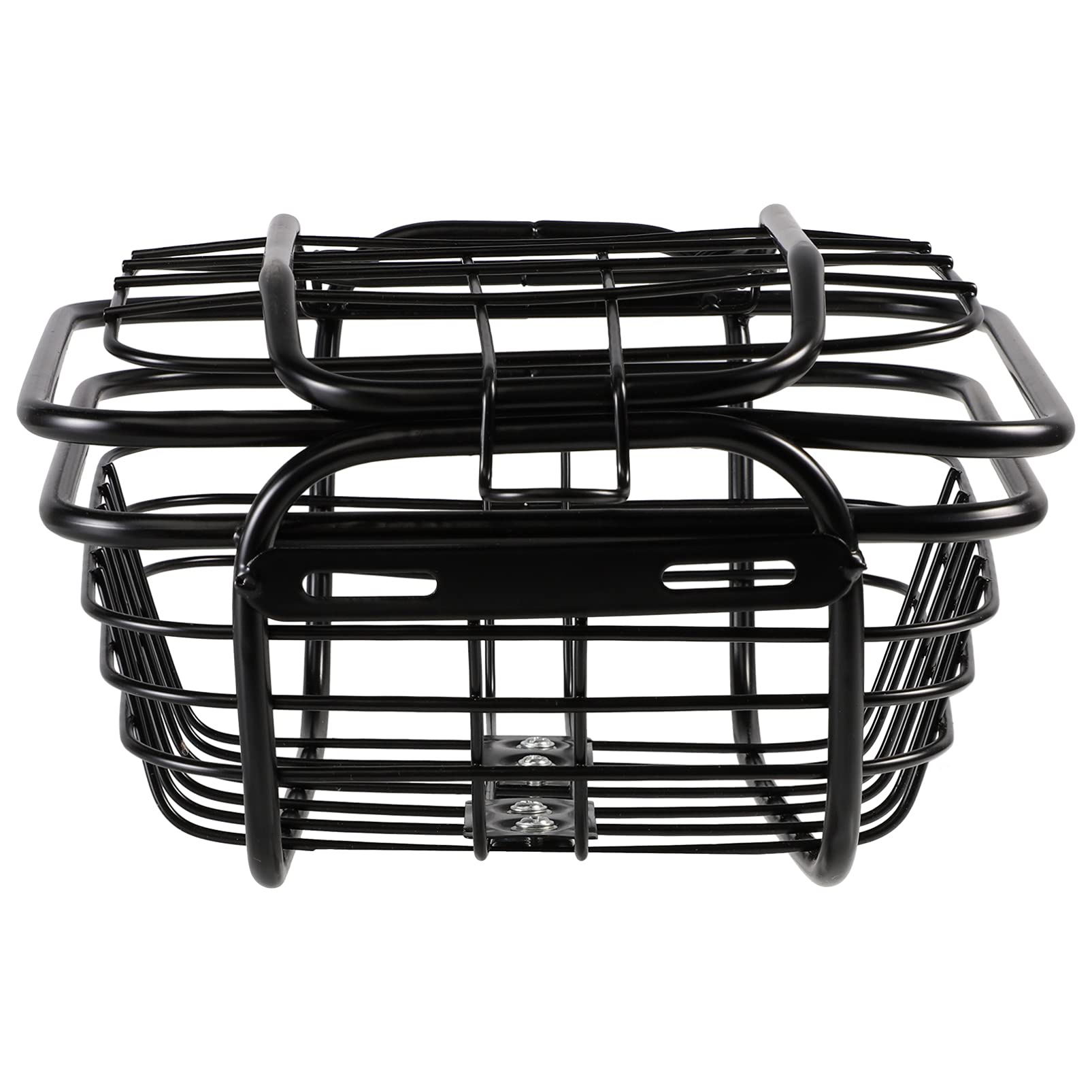 **Cabilock Detachable Front & Rear Bike Basket - Black Wire Mesh Cargo Rack for Mountain & Electric Bicycles - Perfect for Commuting, Groceries & Outdoor Adventures**