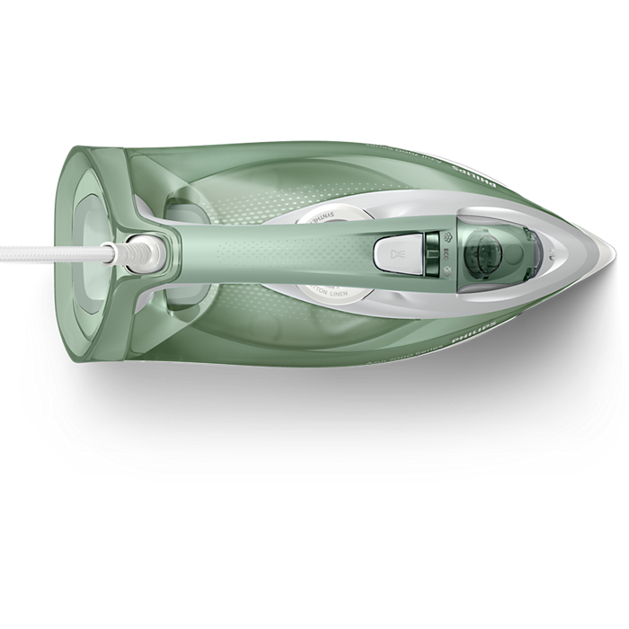 Philips 7000 Series HV Steam Iron - Powerful 1800W, Auto Shut-Off, Desert Green/Grey (Model DST7012) | Perfect for Home & Professional Garment Care, Wrinkle Removal, Fabric Steaming
