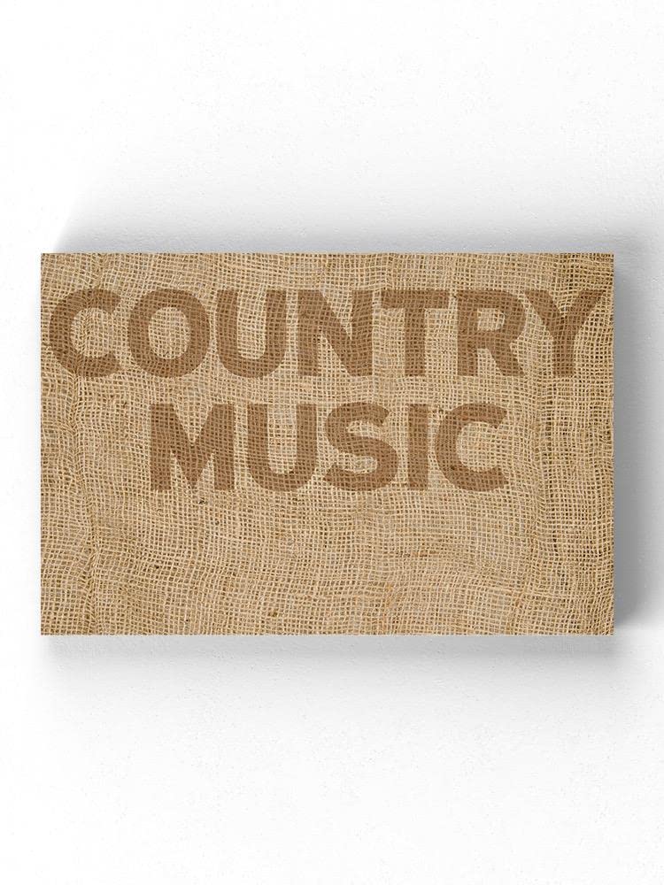 Country Music Wrapped Canvas Wall Art - Vintage Music Decor for Living Room, Bedroom & Office | Perfect Gift for Country Music Lovers