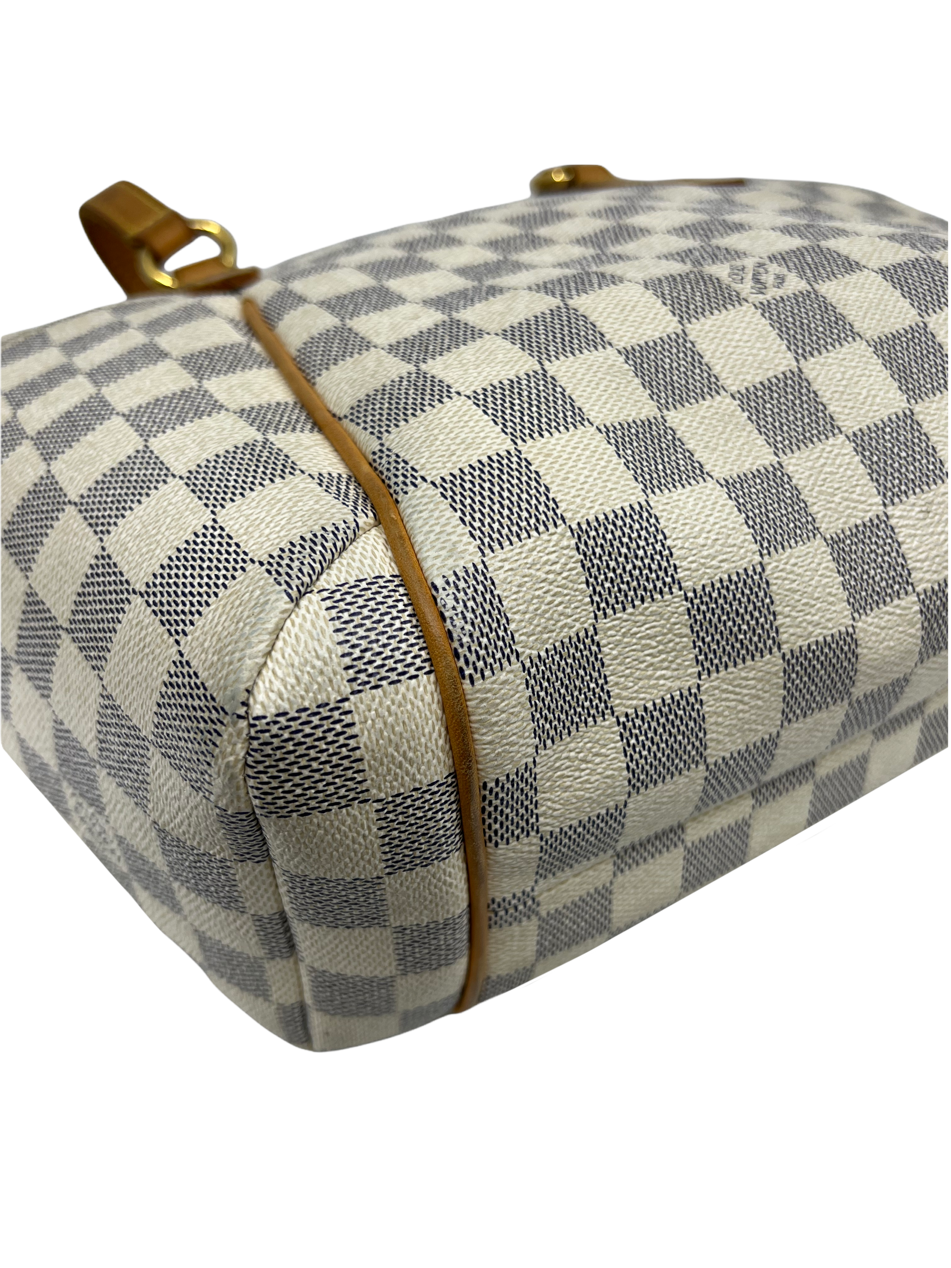 Authentic Louis Vuitton Damier Azur Canvas Totally PM Handbag - Stylish Women's Shoulder Bag for Work, Travel & Everyday Use