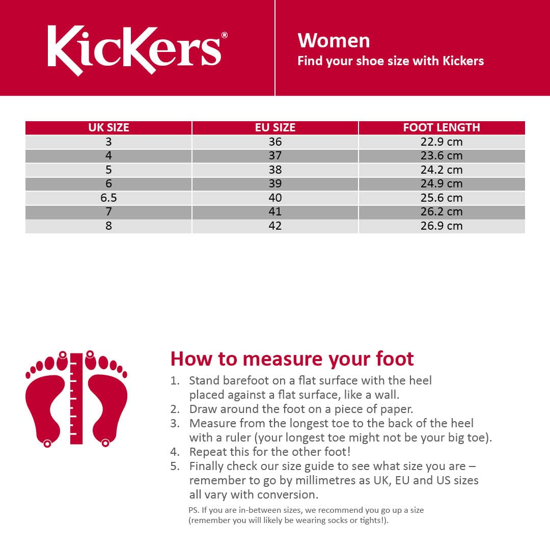 Kickers Women's Ankle Boots - Comfortable & Stylish Leather Booties for Fall & Winter | Perfect for Casual Outfits, Work & Date Nights