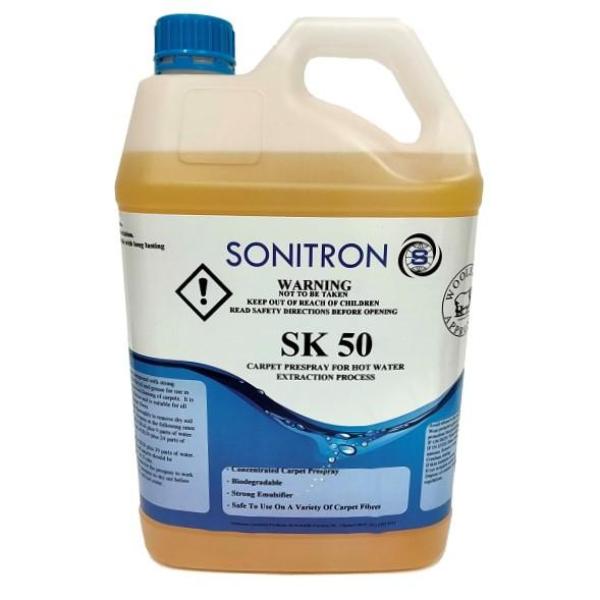 Sonitron SK50 5L Carpet Cleaner & Pre-Spray Solution - Wool Safe Formula for Delicate Rugs & Upholstery - Perfect for Home, Office & Commercial Carpet Cleaning