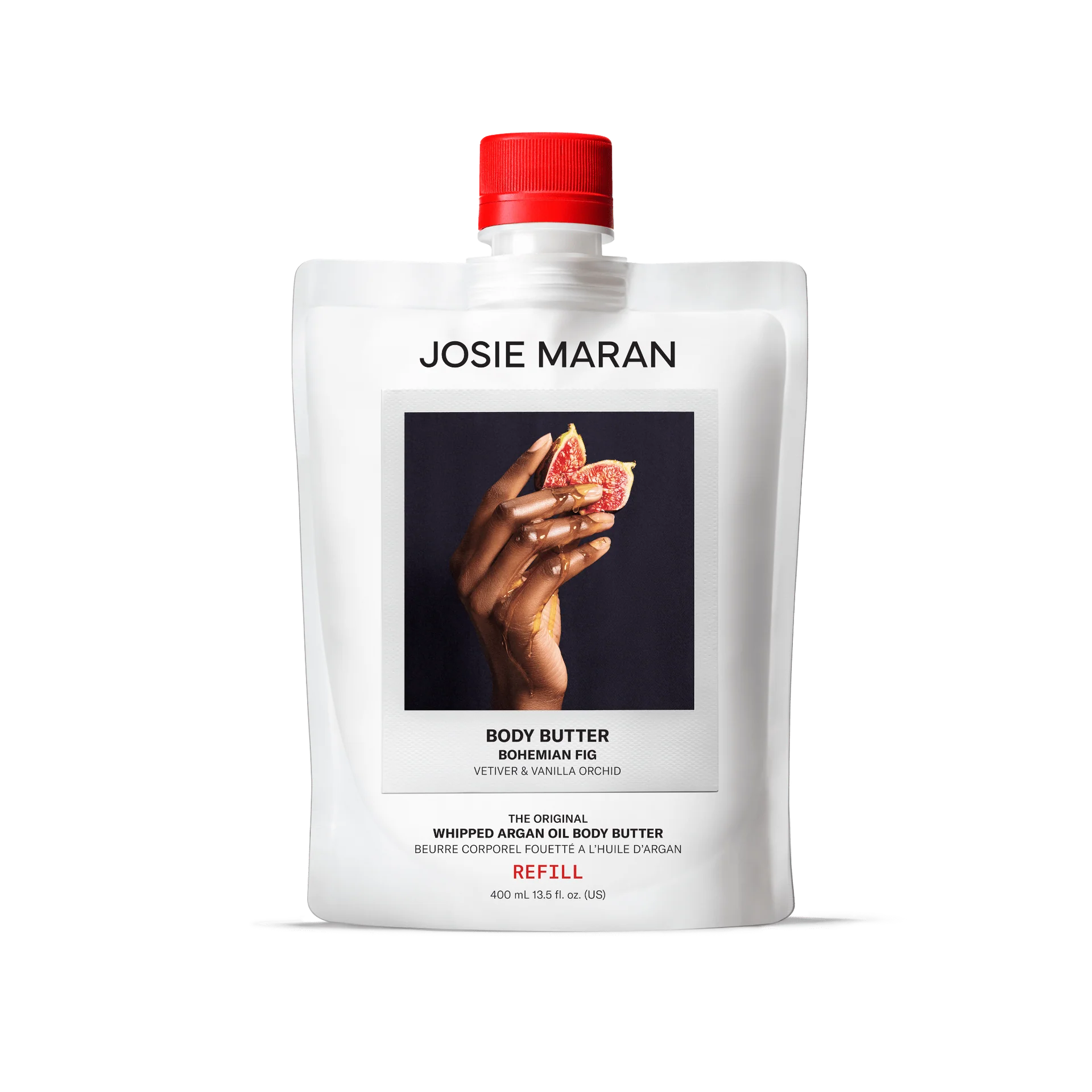Josie Maran Whipped Argan Oil Body Butter - Ultra Hydrating Moisturizing Cream for Dry Skin, Natural & Organic Skincare - Perfect for Daily Use, After Shower & Nighttime Routine