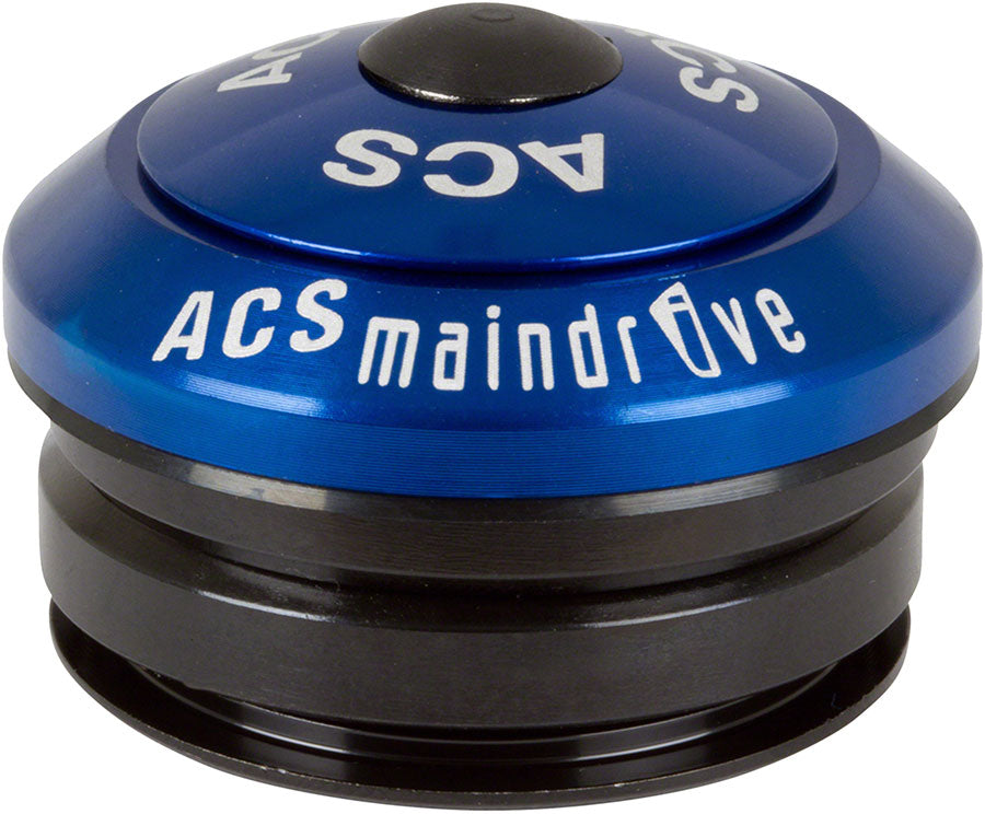 **ACS MainDrive Integrated Bicycle Headset 1 1/8 Inch - Lightweight & Durable Blue MTB/BMX Bike Headset for Smooth Steering & Enhanced Performance**    *(Perfect for Mountain Biking, Road Cycling & BMX Racing - Upgrade Your Bike's Handling & Control!)*