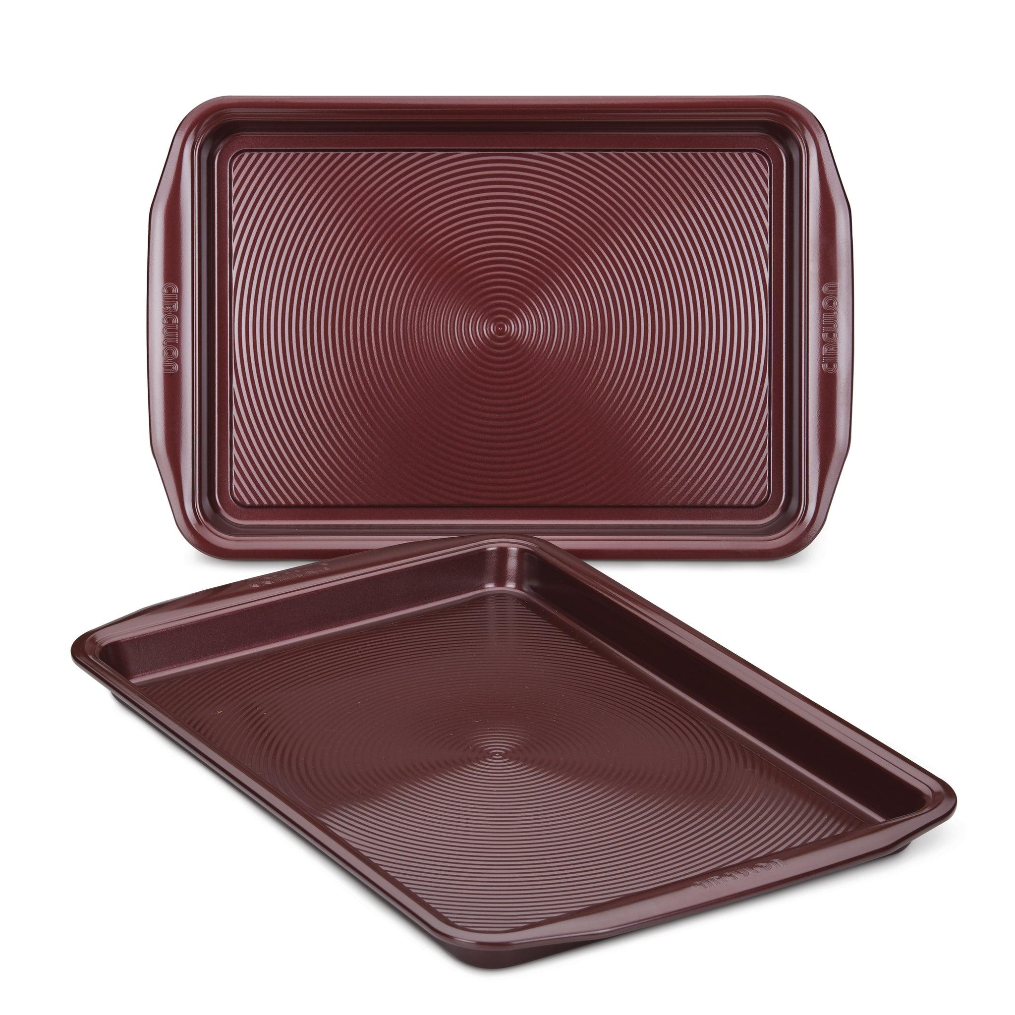 Nonstick Cookie Baking Sheets Set of 2 - Heavy Duty Aluminum Cookie Pans for Baking Cookies, Pastries & More - Perfect for Home Kitchen, Bakery & Holiday Baking