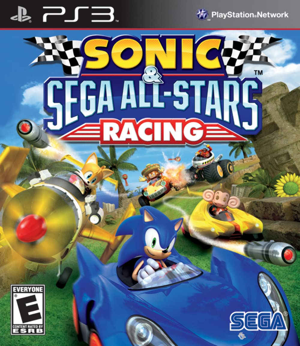 Sonic & SEGA All-Stars Racing Game for PlayStation 3 - Exciting Multiplayer Racing Adventure for Family Game Nights & Competitive Play