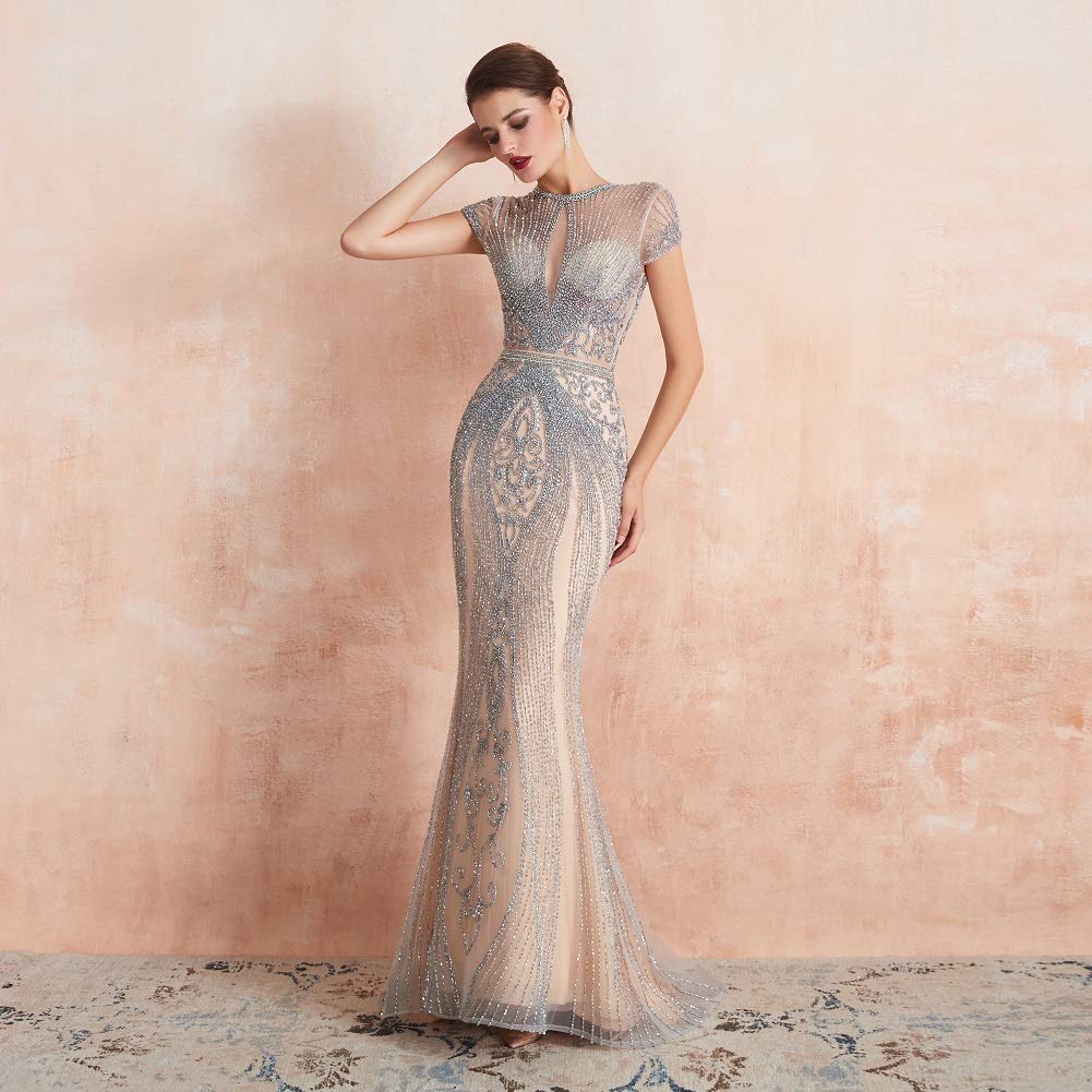 Sexy Mermaid Evening Dress for Women - Prom & Party Gowns