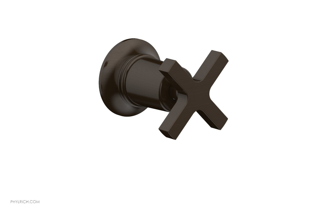 HEX MODERN Volume Control & Diverter Trim with Cross Handle 501-35 - Perfect for Bathroom & Shower Faucet Upgrades