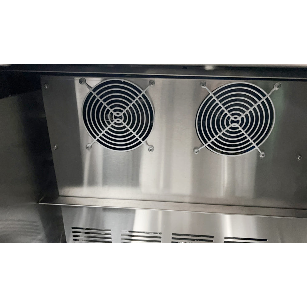 Atosa MBGF24GR 5 Cu.Ft. Stainless Steel Commercial Glass & Plate Chiller/Froster - Perfect for Bars, Restaurants & Catering Events
