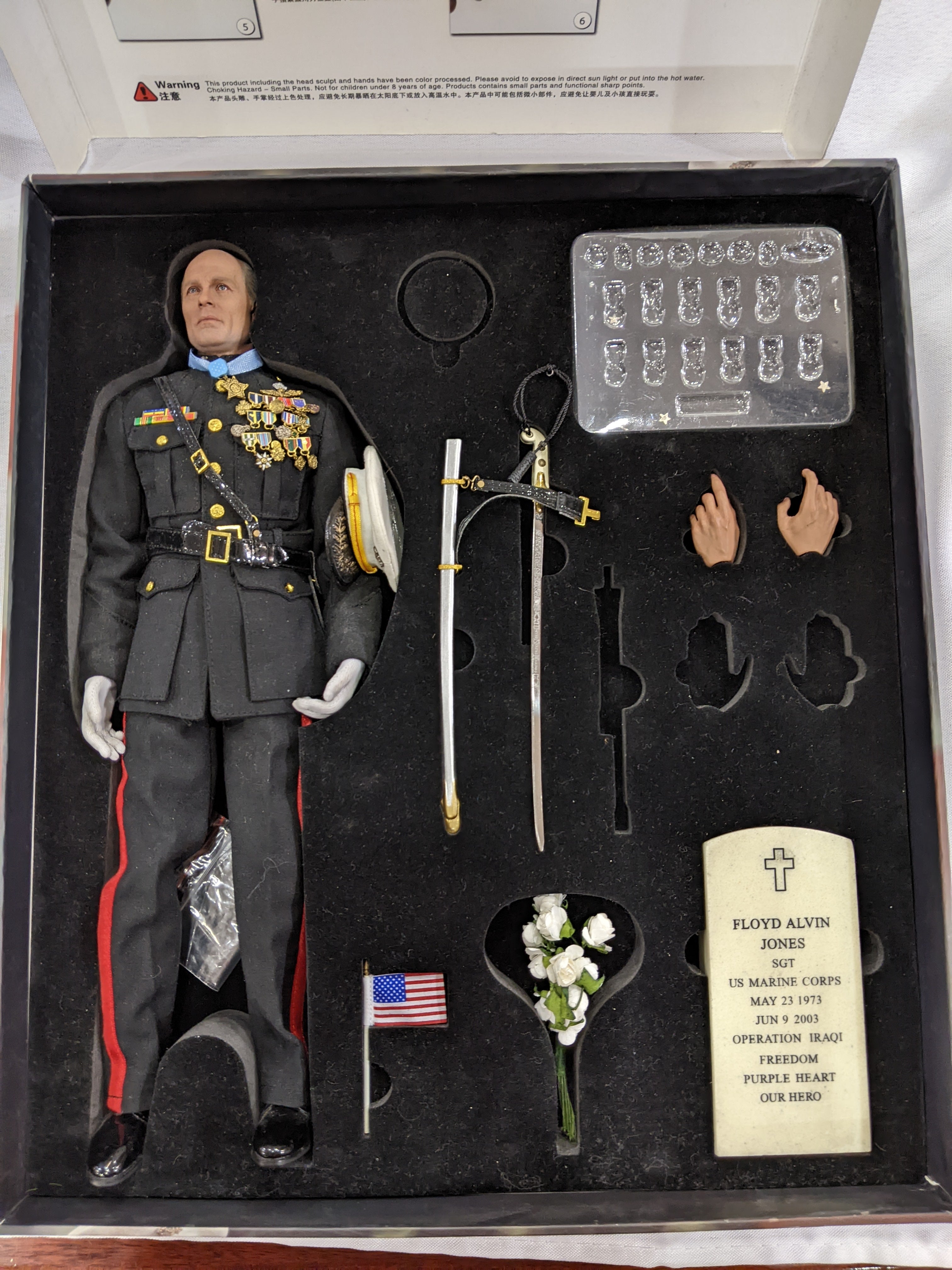 1/6 DID Corp Brigadier General Frank USMC Force Recon A80092 Sixth Scale Military Action Figure - Collectible Open Box - Perfect for Display & Military Model Enthusiasts