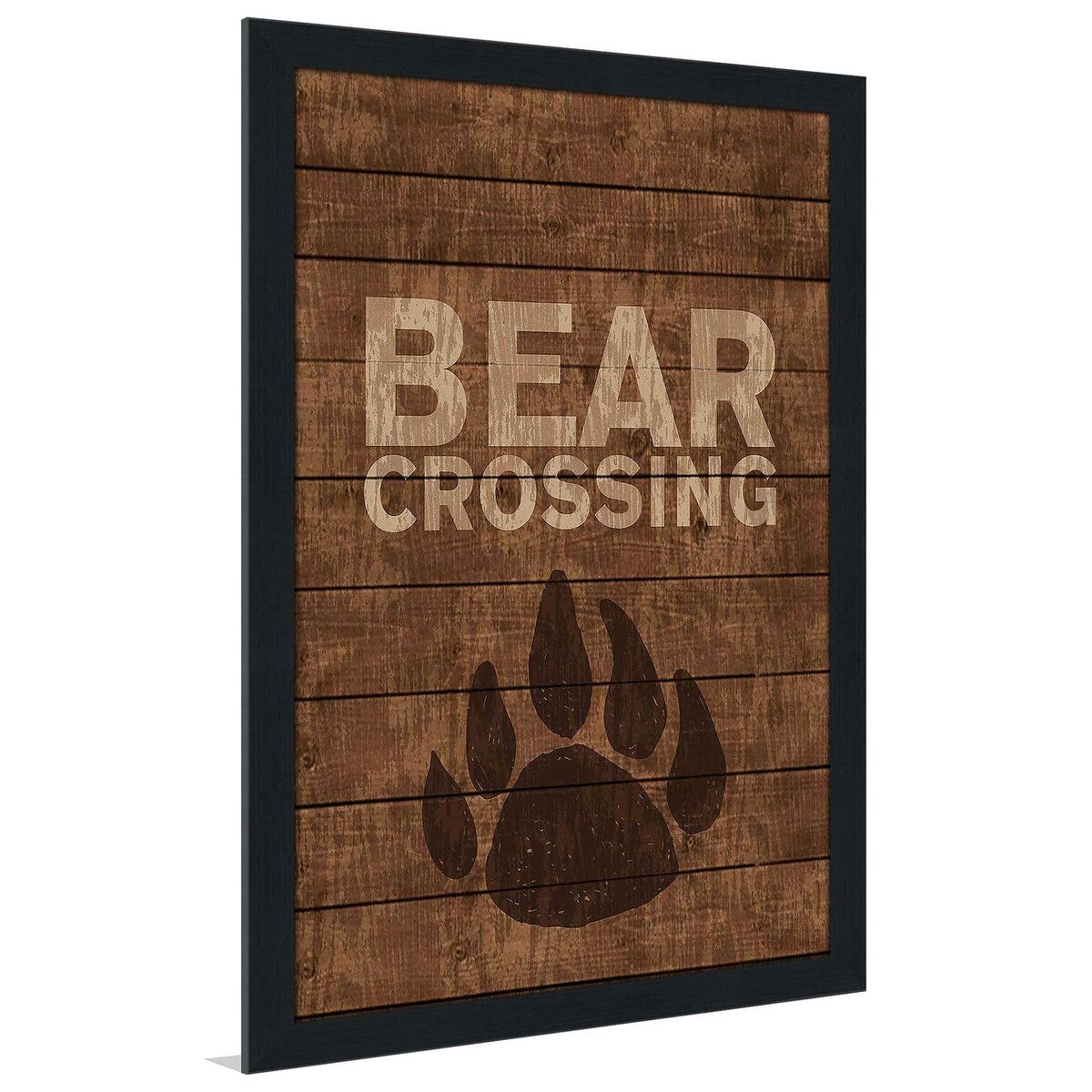 Bear Crossing Vertical Print on Acrylic - Stunning Wall Art for Home & Office Decor