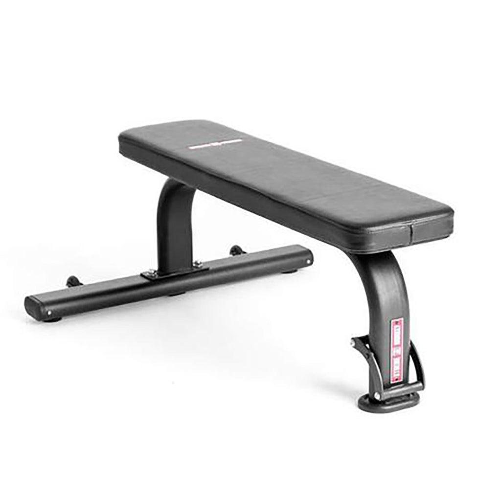 XM Fitness Flat Exercise Bench - Adjustable Weight Bench for Home Gym Workouts, Strength Training & Full-Body Exercises | Perfect for Dumbbell Press, Sit-Ups & More