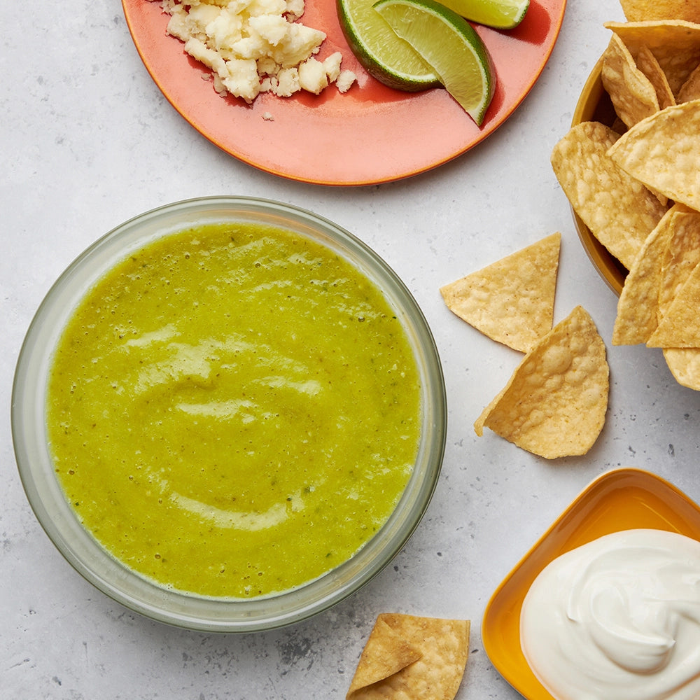 Easy Homemade Microwave Salsa Verde Recipe - Quick & Healthy Green Sauce for Tacos, Nachos & Mexican Dishes - Ready in Minutes!