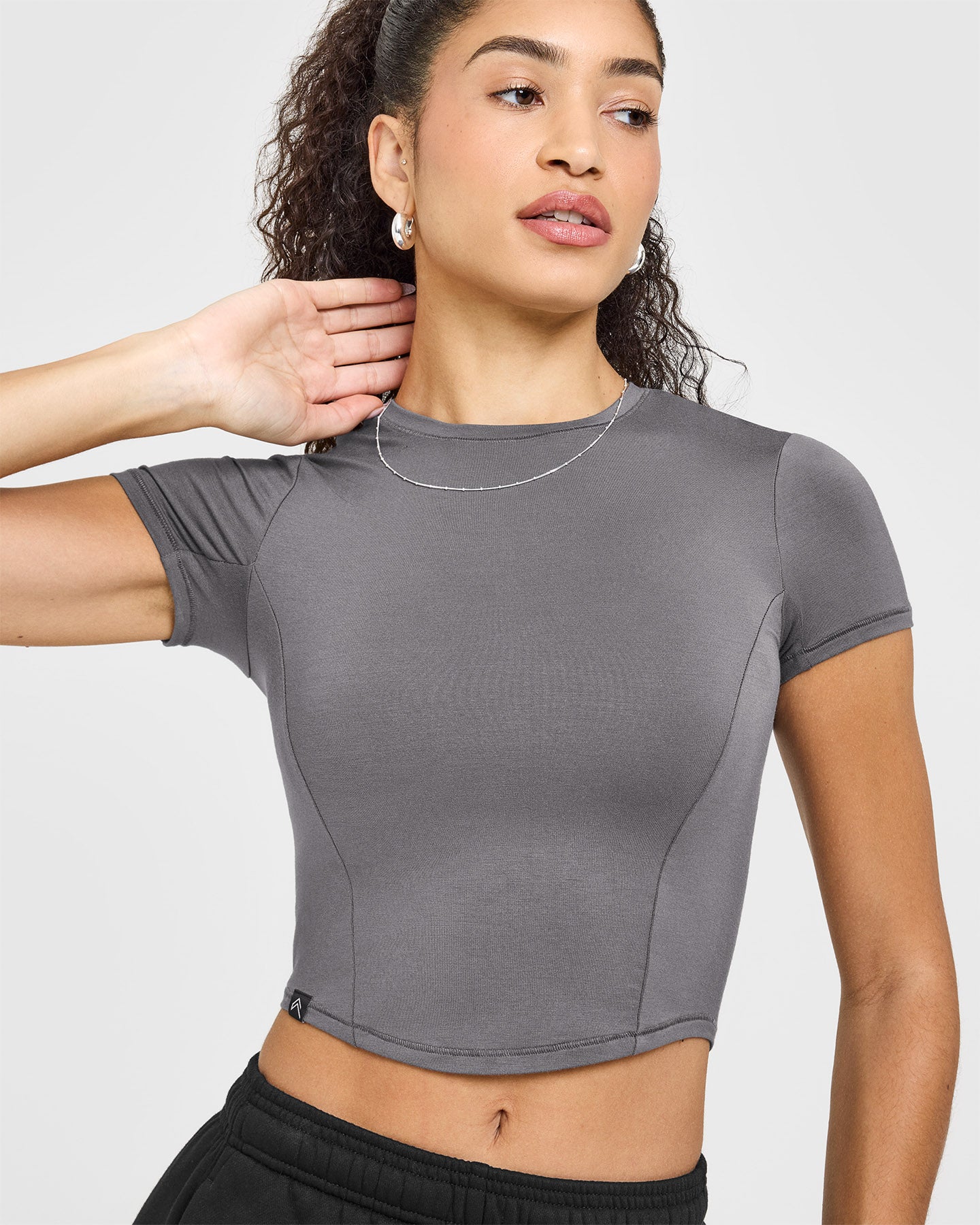 Mellow™ Soft Mid Short Sleeve T-Shirt for Men & Women | Comfortable Cotton Blend | Ash Grey | Casual Wear & Everyday Outfits