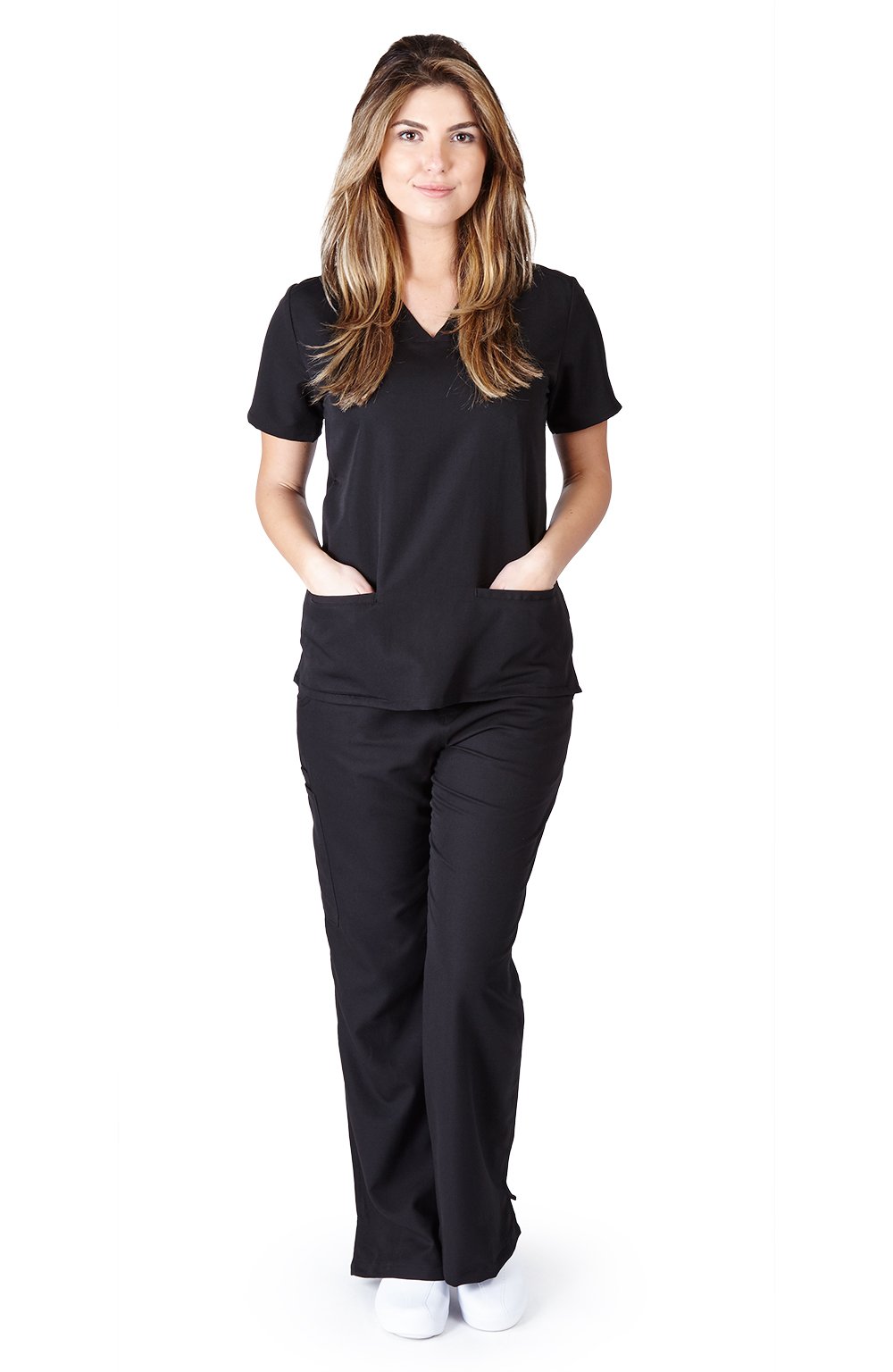Ultra Soft Women's Two Pocket Scrub Top - Comfortable XX-Large Nursing Uniform for Healthcare Professionals | Perfect for Hospitals, Clinics & Medical Work