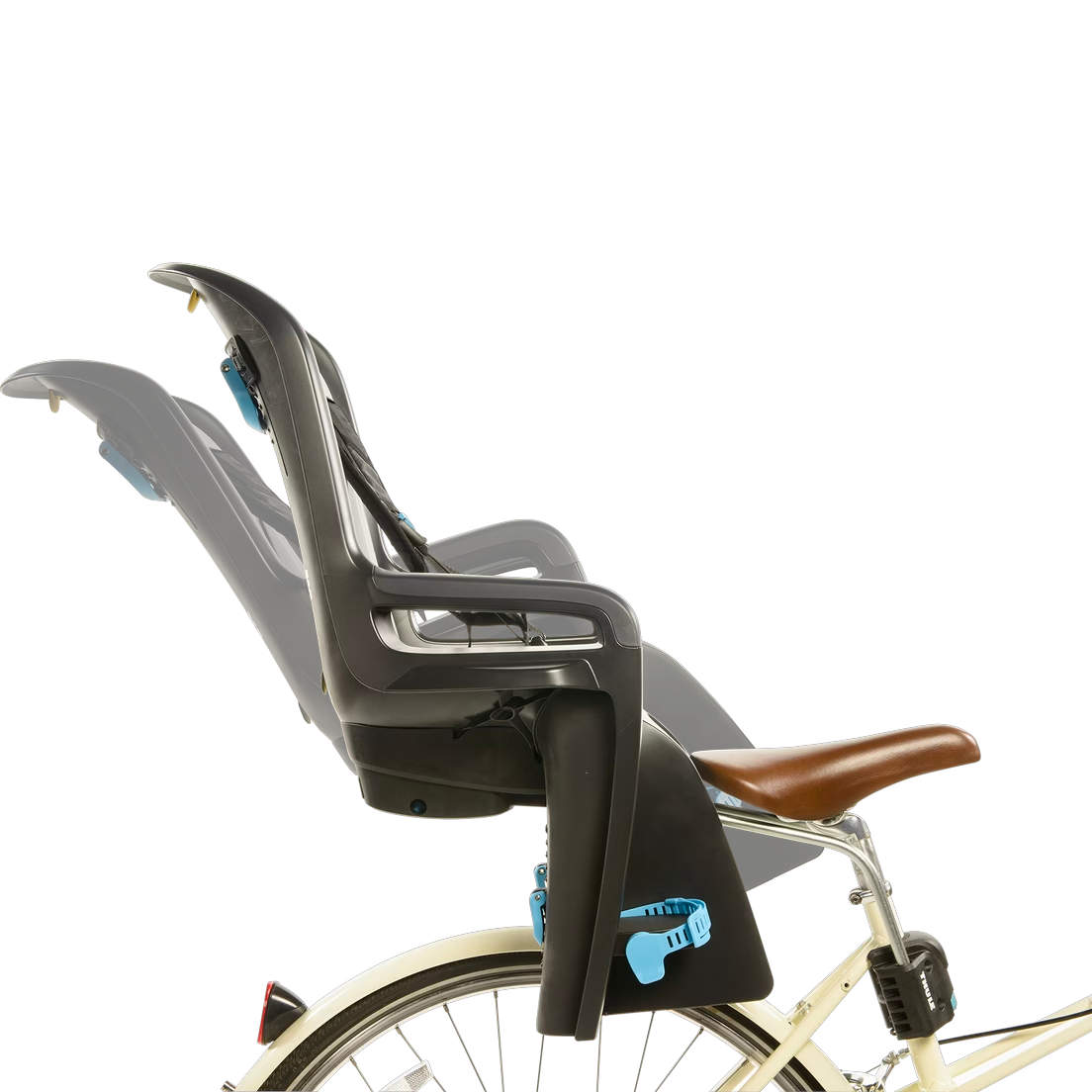 Thule Ridealong Bike Seat - Best Child Bike Seat for Safe & Comfortable Rides - Perfect for Family Cycling Adventures & Outdoor Activities