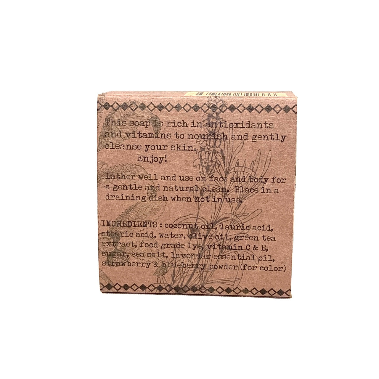 Virginia Lavender & Green Tea Soap - Natural Handmade Bar for Relaxation & Skincare - Perfect for Bath, Gift, and Aromatherapy