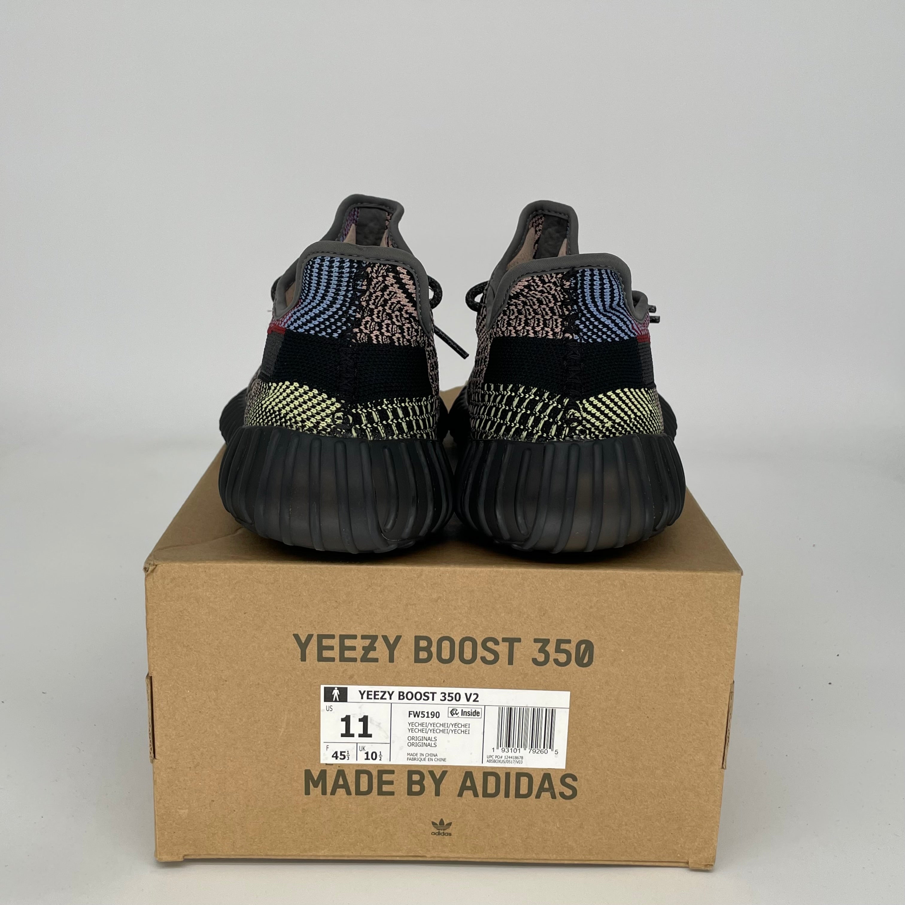 Adidas Yeezy Boost 350 V2 Yechiel - Men's Running Shoes Size 11 | FW5190 | Comfortable Sneakers for Casual Wear, Gym & Street Fashion