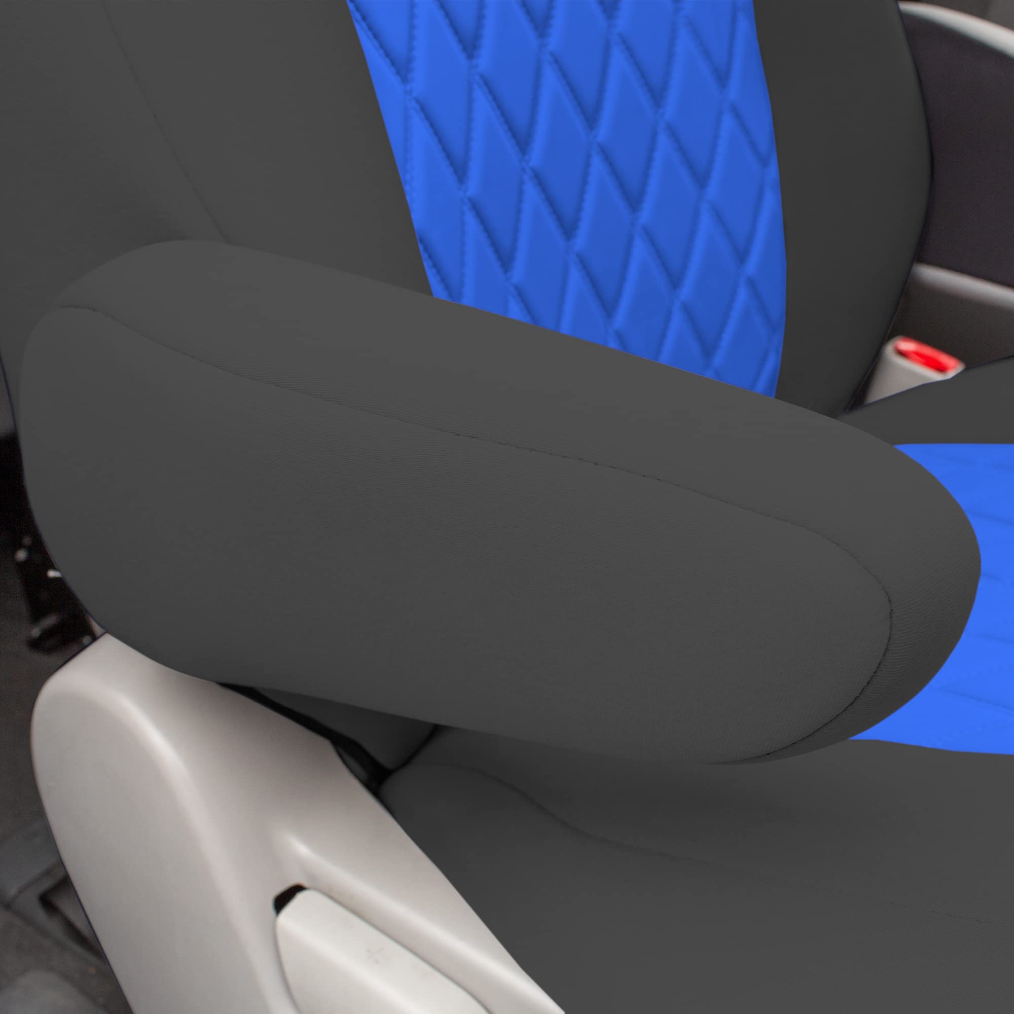 Premium Custom Fit Car Seat Covers for 2011-2020 Toyota Sienna 7-Passenger | Full Set Neoprene Seat Protectors | Waterproof & Washable Auto Seat Covers in Blue | Perfect for Family Road Trips & Daily Commutes