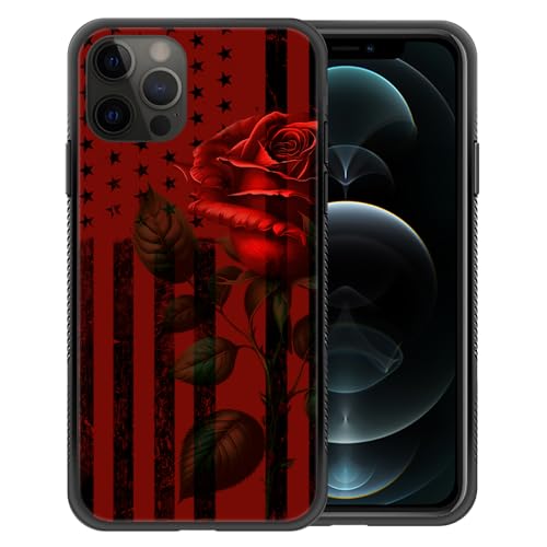 Flag Red Rose