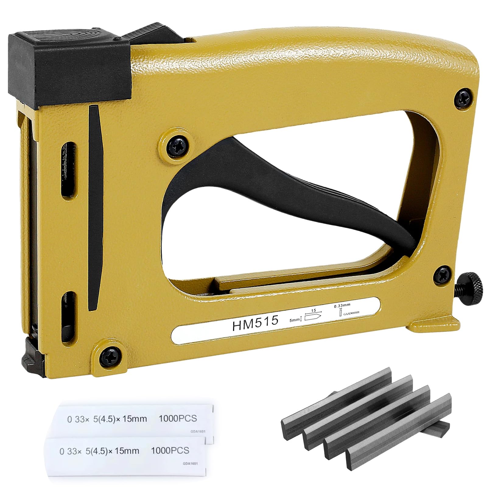 Professional Picture Frame Stapler with 2000 Refill Points - Heavy Duty Point Driver for Framing Paintings, Photos & Artwork - Essential Framing Supplies for Artists & DIY Projects - Perfect for Home Decor, Gallery Displays & Picture Hanging