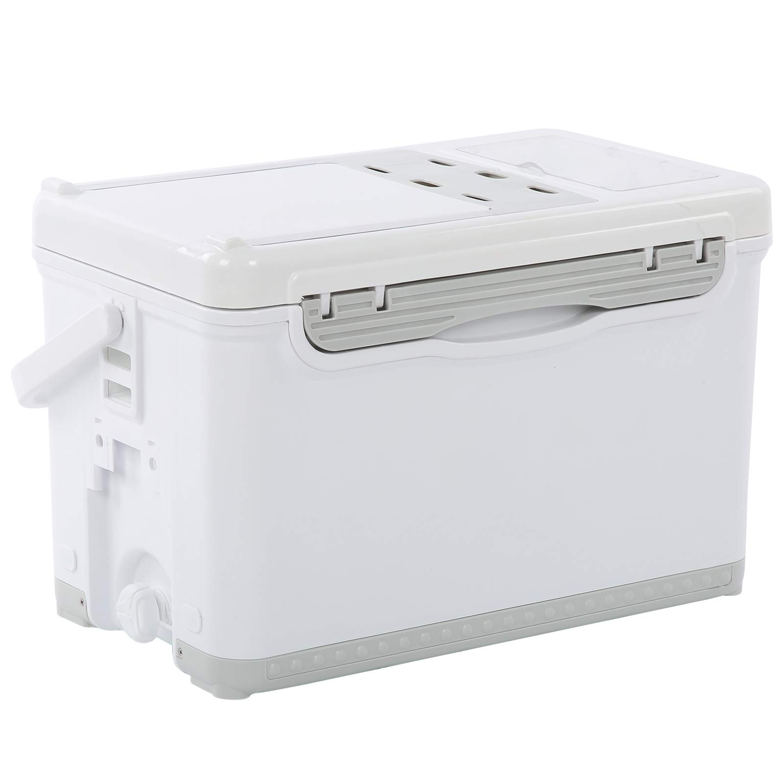 Pinsofy Insulated Fishing Box - Double-Sided Buckle Design for Outdoor & Saltwater Fishing