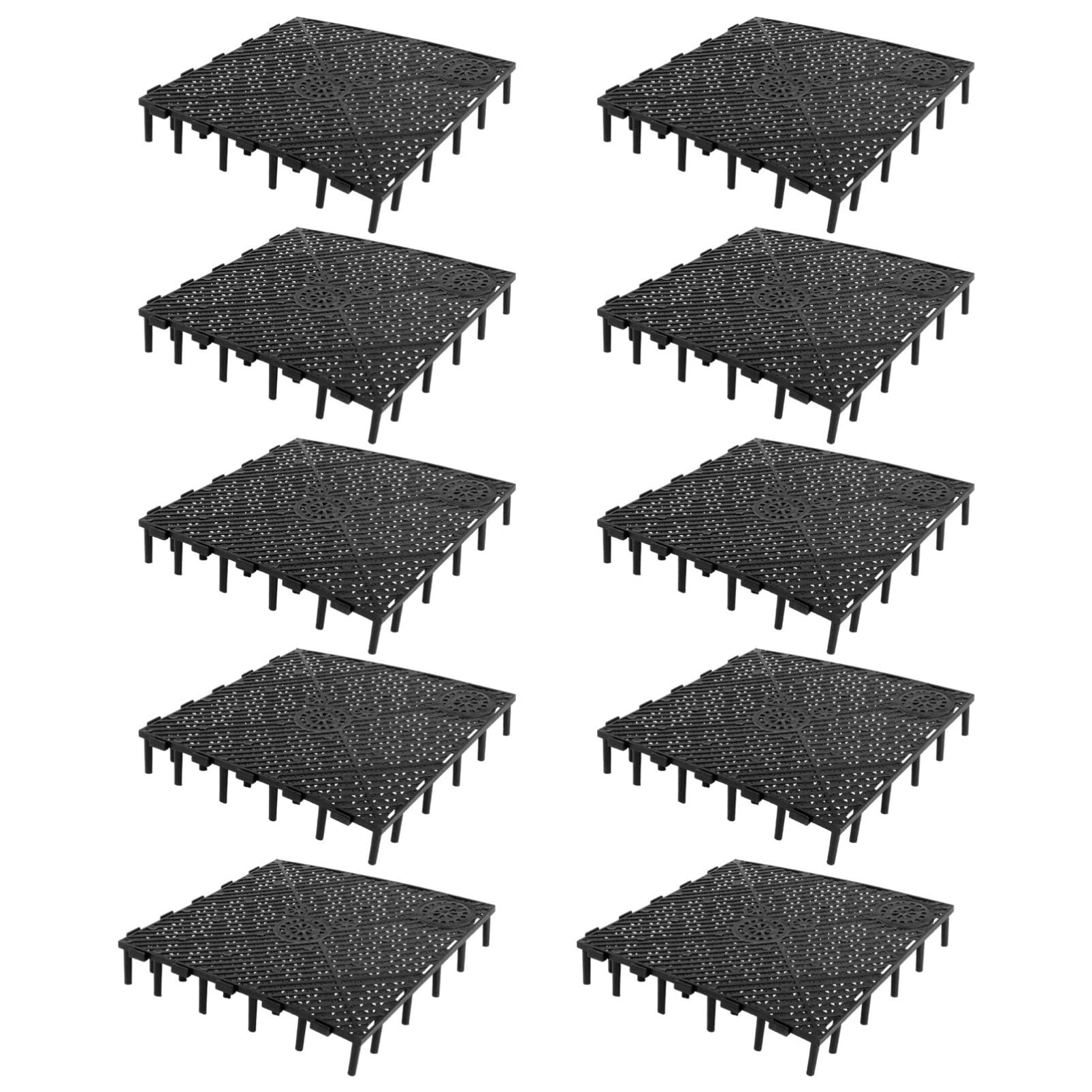 Zerodeko 20Pcs Aquarium Bottom Filter Plate - PVC Gravel Filter Board for Fish Tank, Easy Splicing & Divider Panel - Perfect for Freshwater/Saltwater Tanks, Planted Aquariums & Breeding Setups