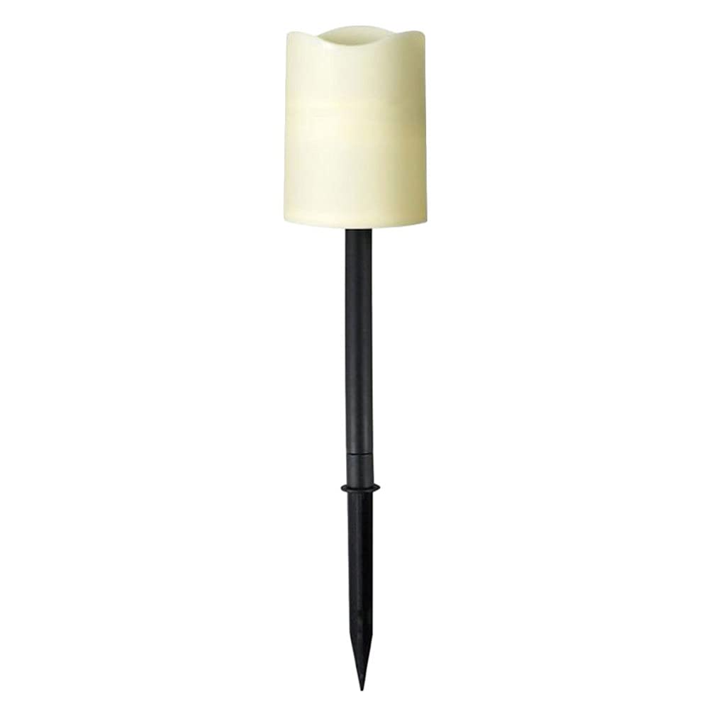 **Yardwe Outdoor Solar Candles - Waterproof Flameless LED Pillar Garden Lights for Pathway, Patio, Lawn & Yard - Landscape Night Light Lantern for Walkway, Beige - Perfect for Weddings, Parties & Holiday Decor**