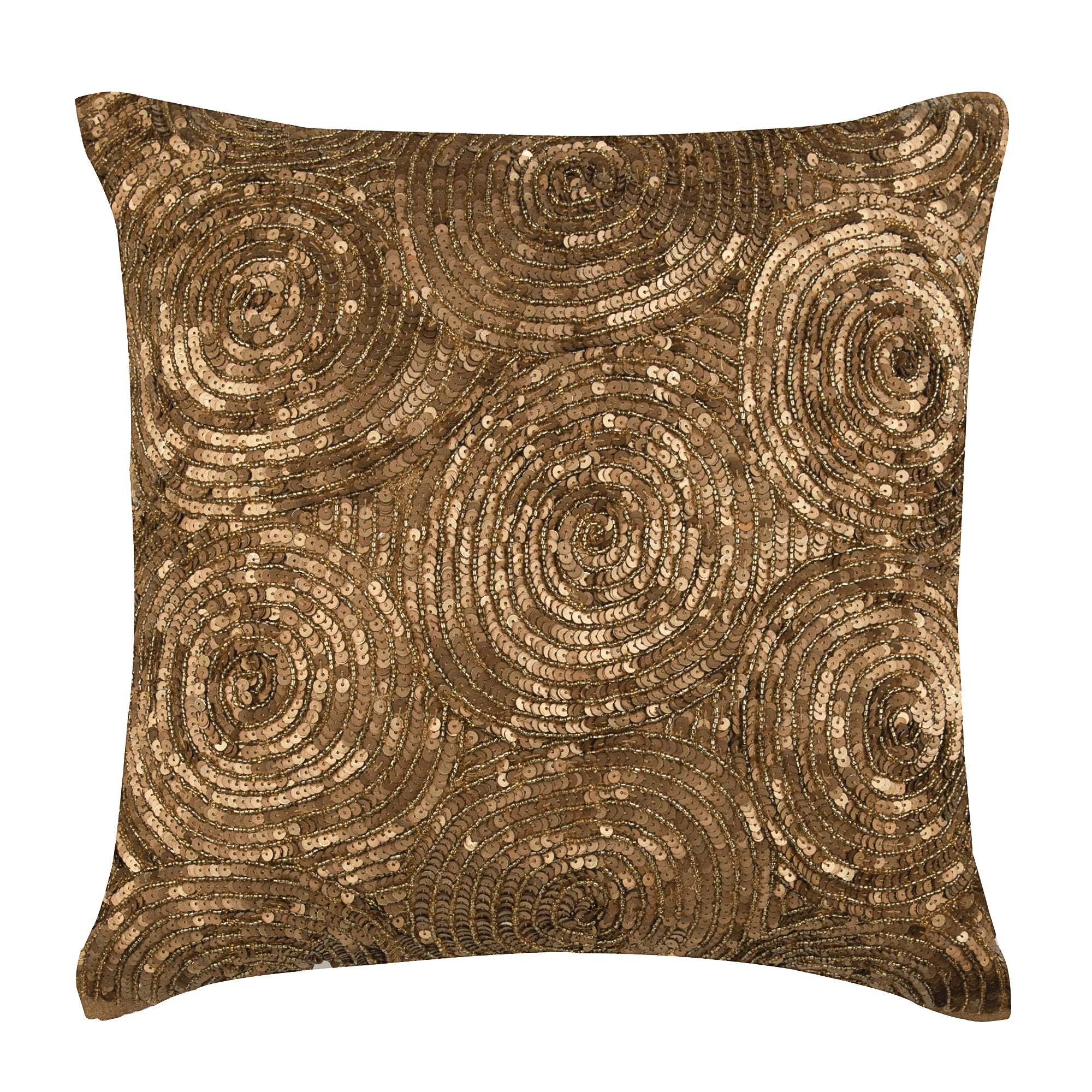 Aqua Blue Art Silk Decorative Euro Sham Pillow Cover - Luxury Bedding Accessory for Home Decor, Bedroom & Living Room