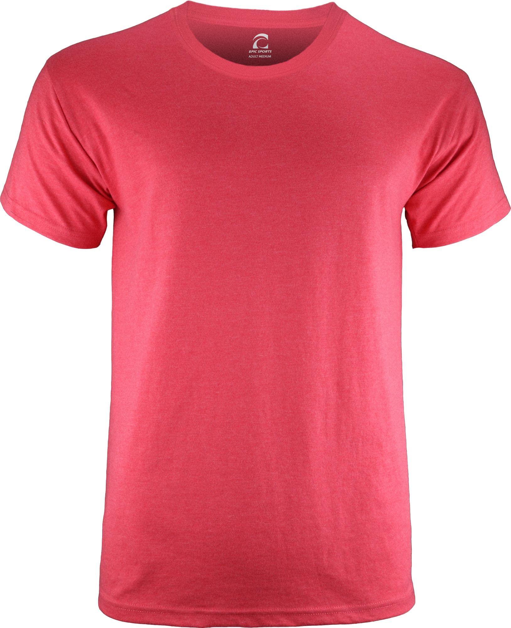 Epic Youth 5.6 Ounce Pre-Shrunk Heavy Cotton T-Shirt - Heather Blended Colors | Soft Comfortable Tee for Casual Wear, School & Everyday Outfits