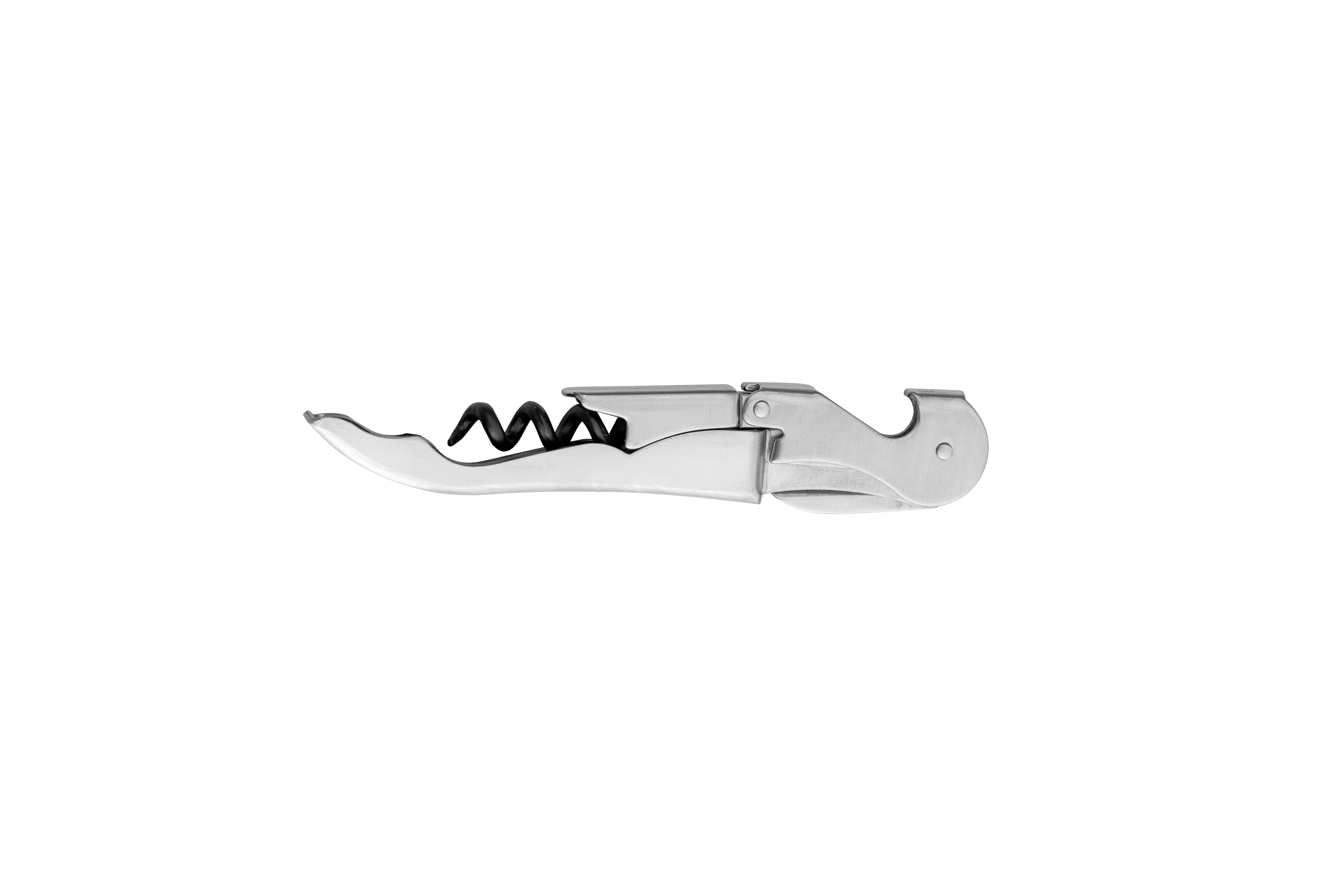 Premium Stainless Steel Wine Bottle Opener - Corkscrew with Foil Cutter & Ergonomic Handle - Perfect for Home, Restaurants, and Wine Tastings