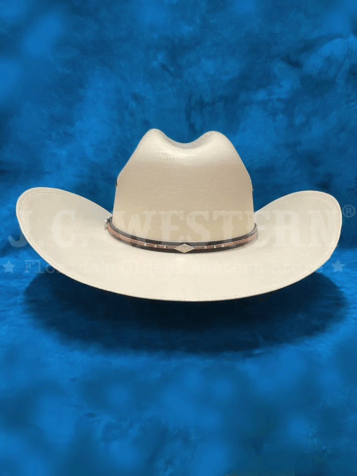 Justin JS1330BELT4404 20X Belton Toyo Straw Western Hat in Ivory - Perfect for Country Music Festivals, Rodeos & Summer Outdoor Adventures