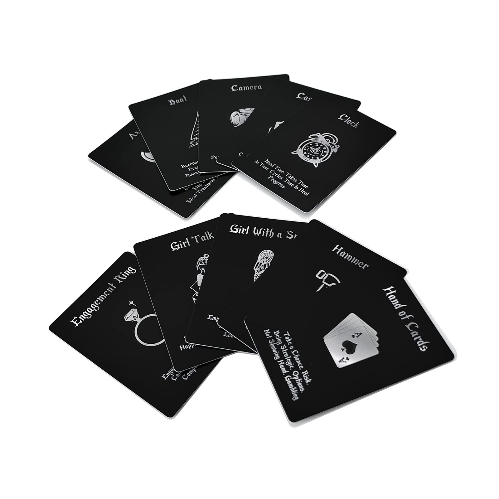 Netjoy Beginner Tarot Cards & Love Oracle Deck - 54 Cards for Divination, Meditation, and Deepening Friendships | Perfect for Spiritual Guidance, Bonding Activities, and Relaxation