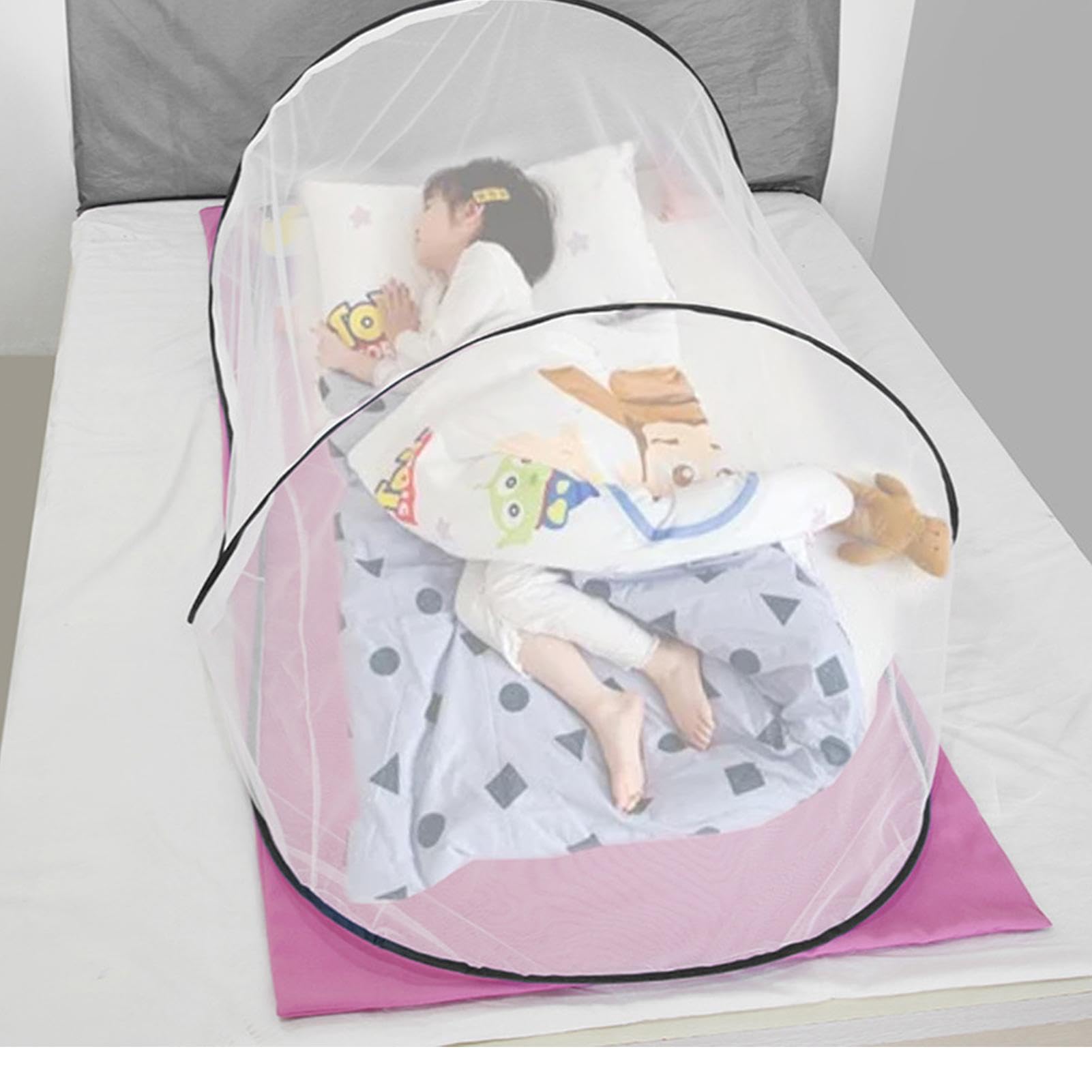 Portable Folding Mosquito Net for Camping & Travel - Baby & Adult Use