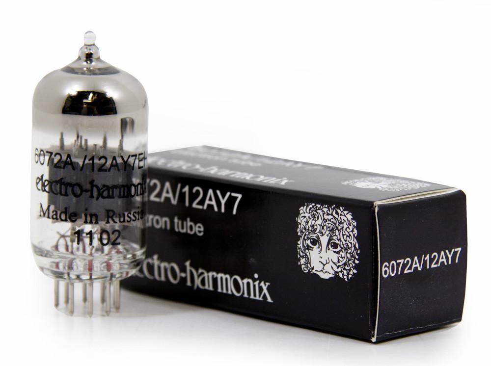 Electro Harmonix 12AY7 / 6072A Premium Vacuum Tube - High-Quality Replacement for Guitar Amps & Audio Equipment - Perfect for Studio Recording & Live Performances