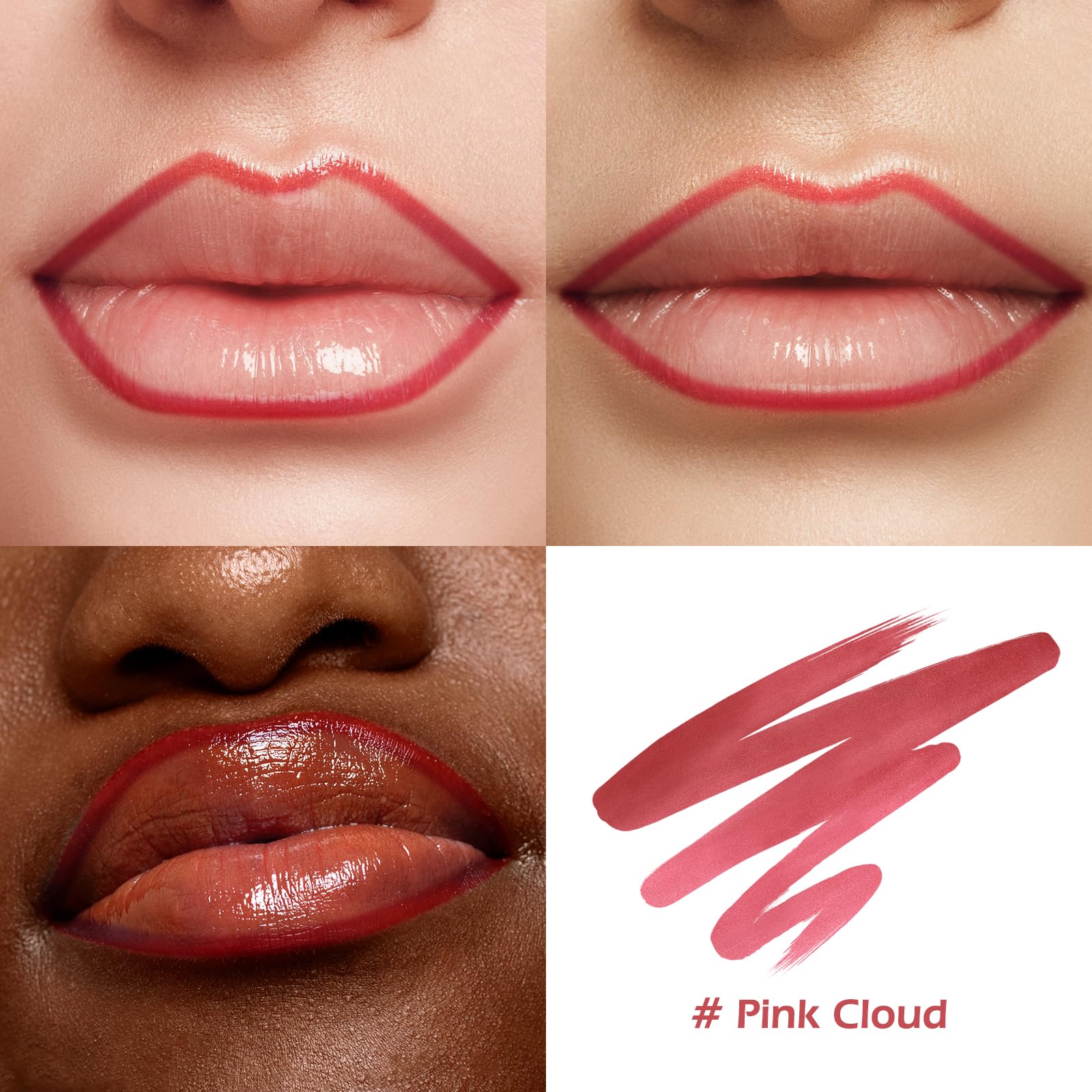 KIMUSE Peel Off Lip Liner Stain - Long Lasting Waterproof Matte Lip Tint | Transfer-Proof Highly Pigmented Lip Stain | Perfect for Parties, Weddings & Everyday Wear