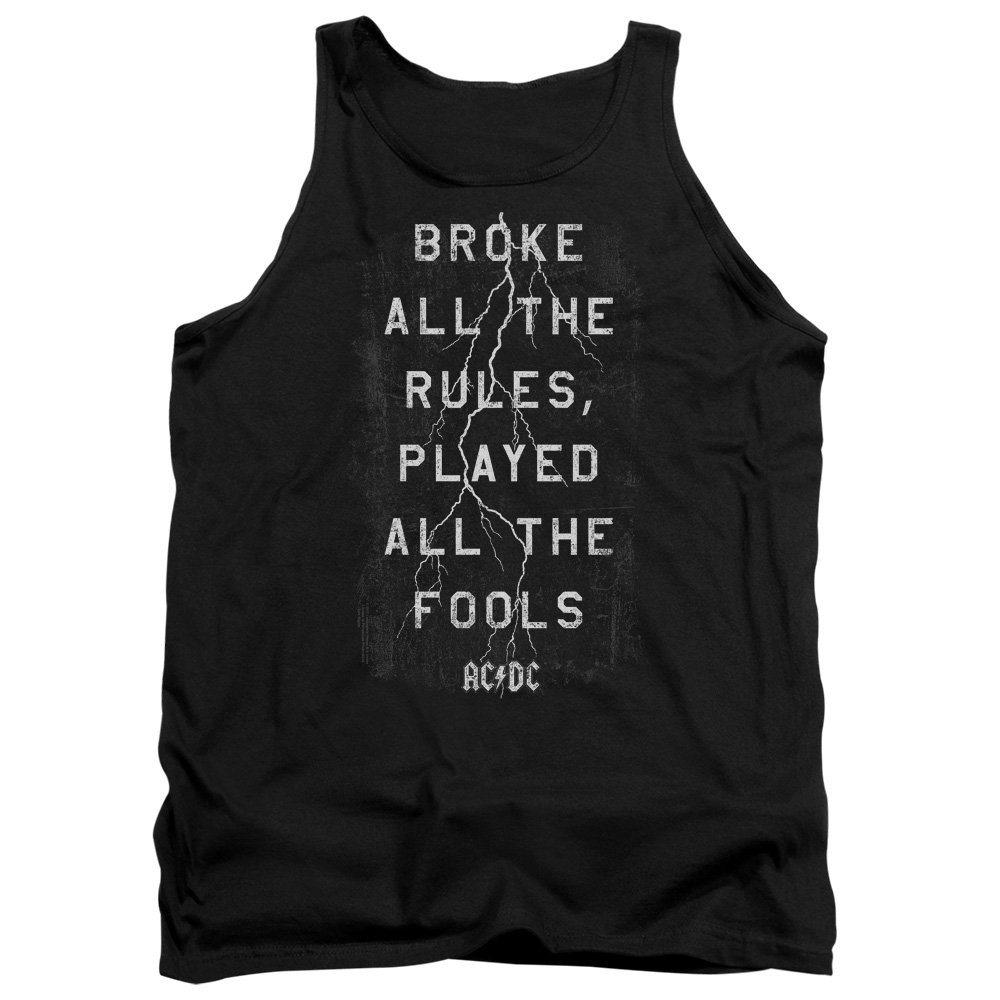 AC/DC Struck Unisex Tank Top for Men & Women - Soft Cotton Vintage Band Tee for Concerts, Casual Wear & Rock Fans