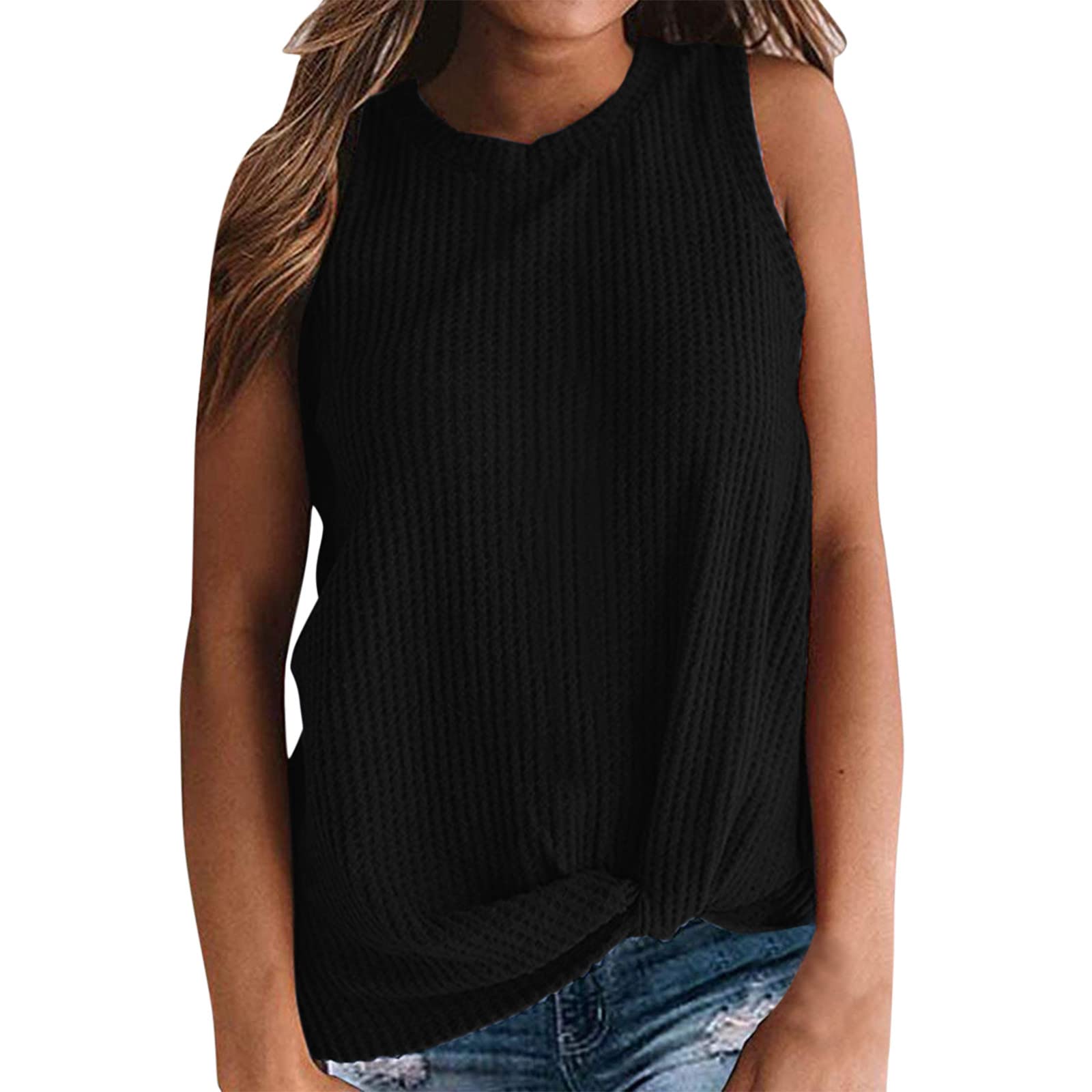 Women's Lace Trim V-Neck Tank Top - Summer Sleeveless Blouse & Casual Vest Shirt for Beach, Yoga, and Everyday Wear