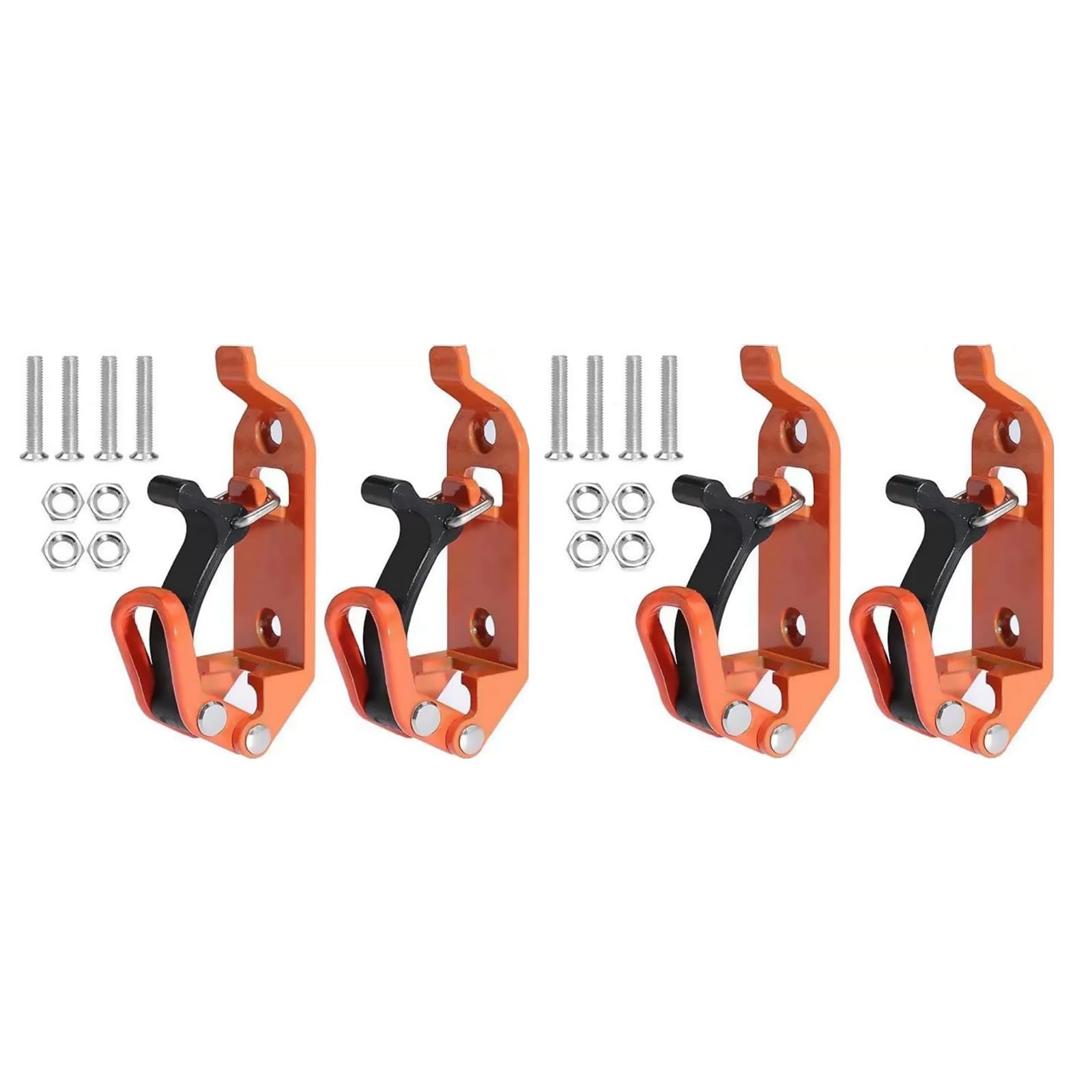 NATEFEMIN 4Pcs Quick Release Shovel and Axe Mount Holder Kit for Roof Rack - Heavy Duty Car Truck Boat Accessories - Perfect for Off-Roading, Camping & Outdoor Adventures