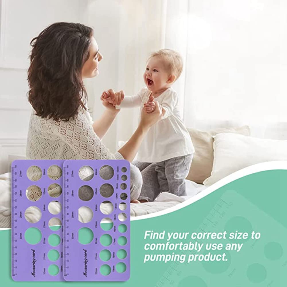 **Piuryue Silicone Nipple Ruler – Accurate Flange Size Measuring Tool for Breast Pumps | Soft & Flexible Nipple Sizer | Perfect for Nursing Moms & Lactation Consultants**    *(Use Case: Ideal for measuring flange size at home, ensuring proper breast pump fit for comfortable and efficient pumping sessions.)*