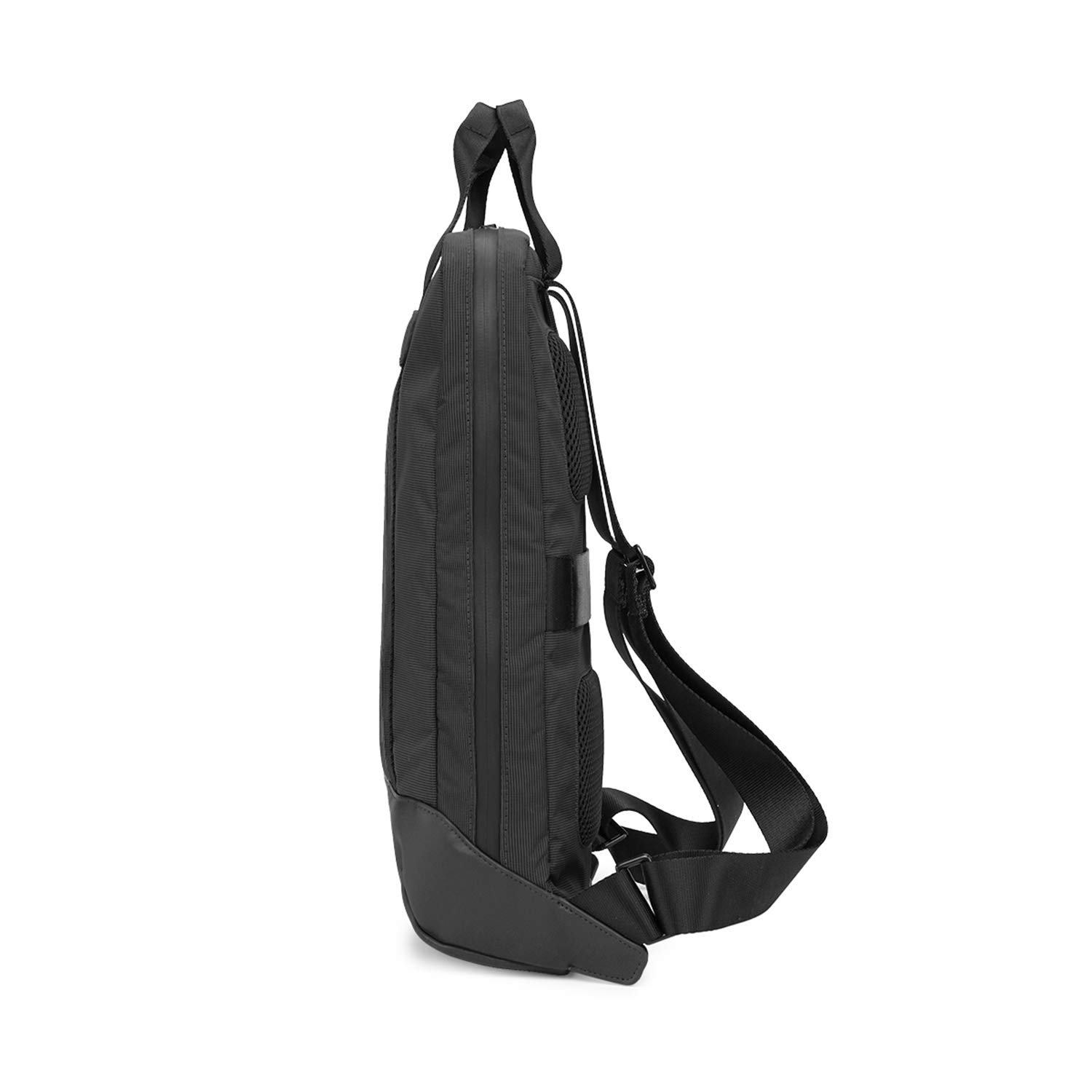 Moleskine Business Backpack for 15-Inch Laptop - Moss Green Metro Vertical Device Bag - Perfect for Work, Travel & College (Black)